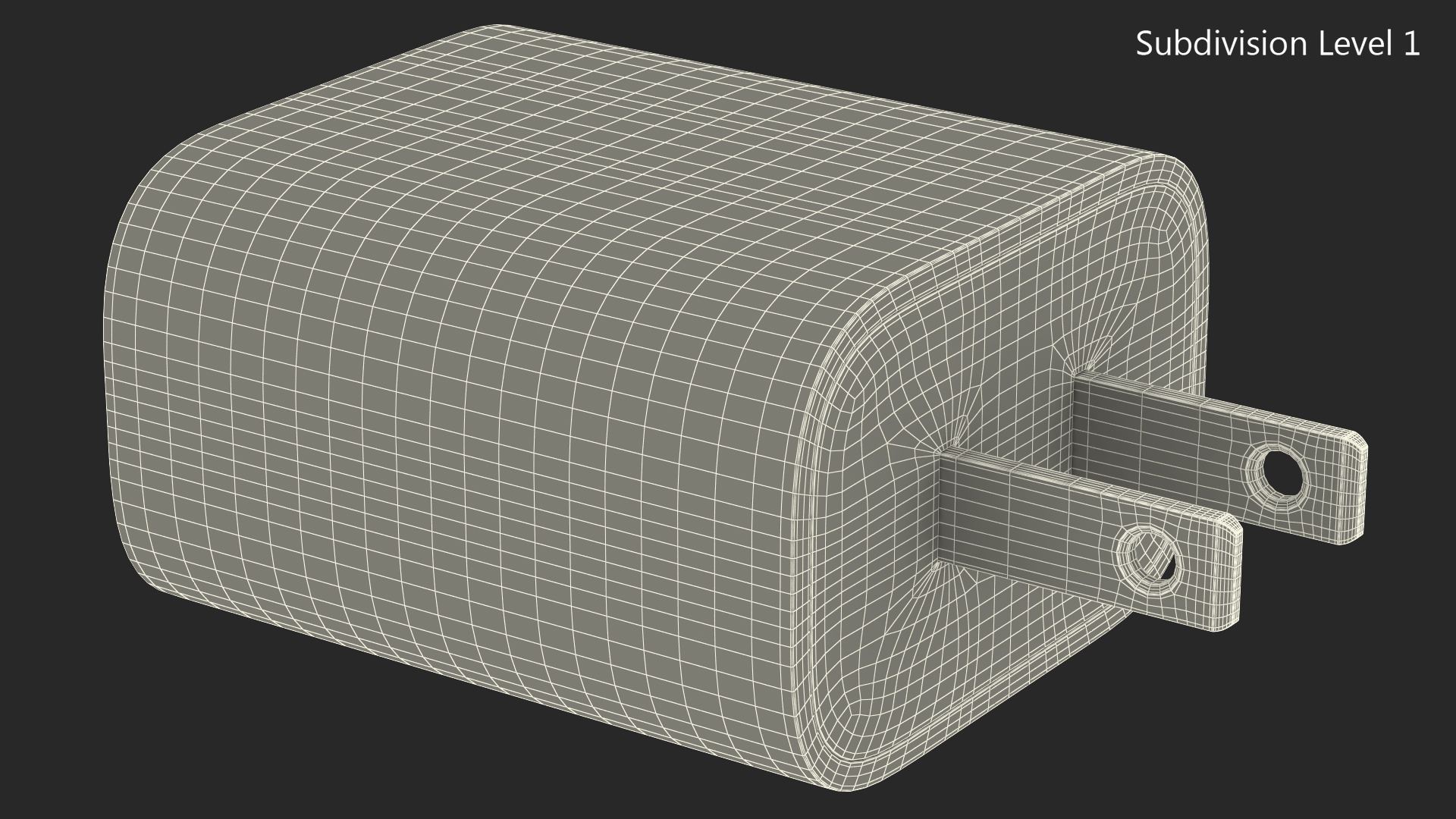 Apple 20W Type C Fast Charger 3D model