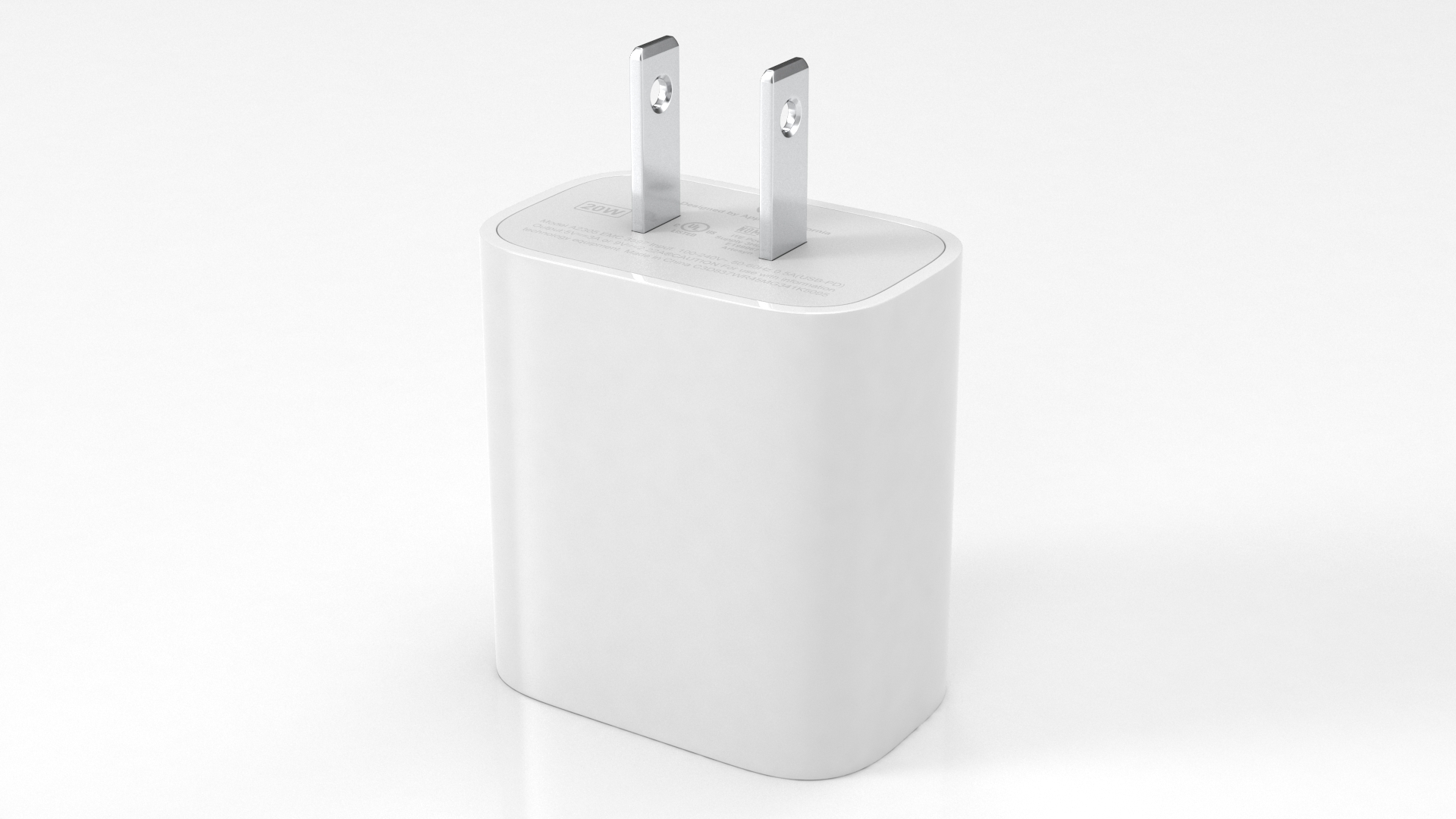 Apple 20W Type C Fast Charger 3D model