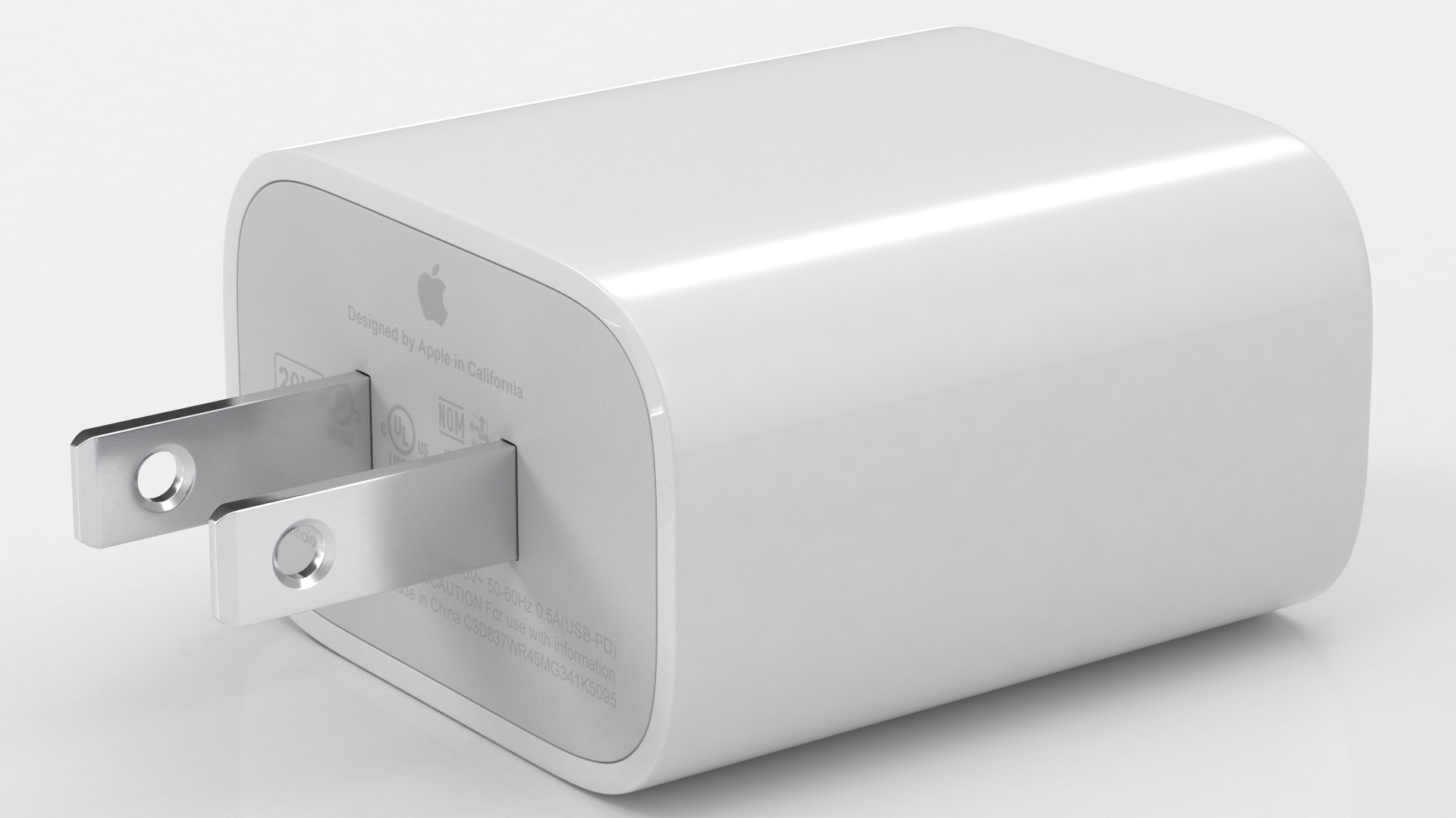 Apple 20W Type C Fast Charger 3D model