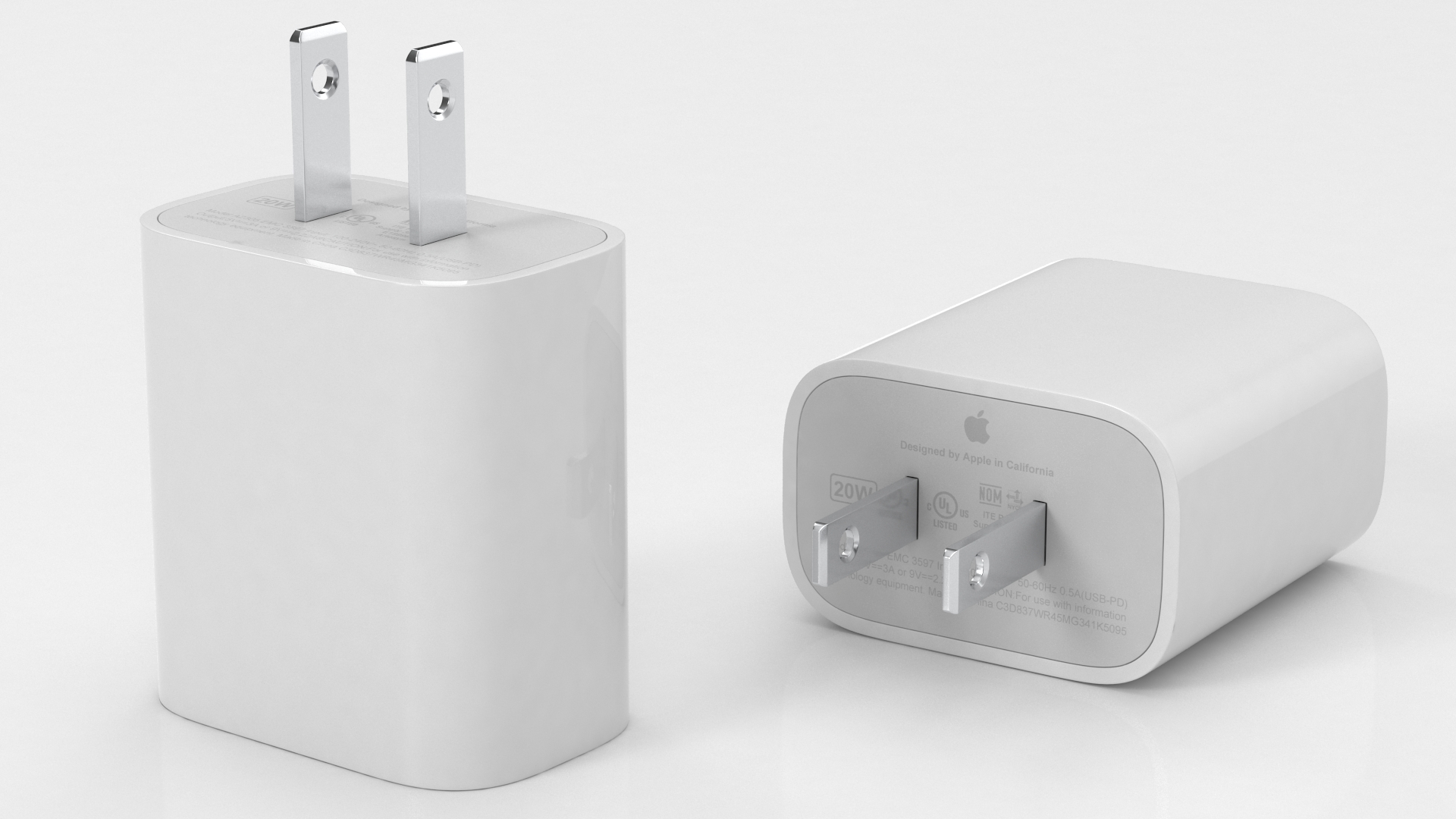 Apple 20W Type C Fast Charger 3D model