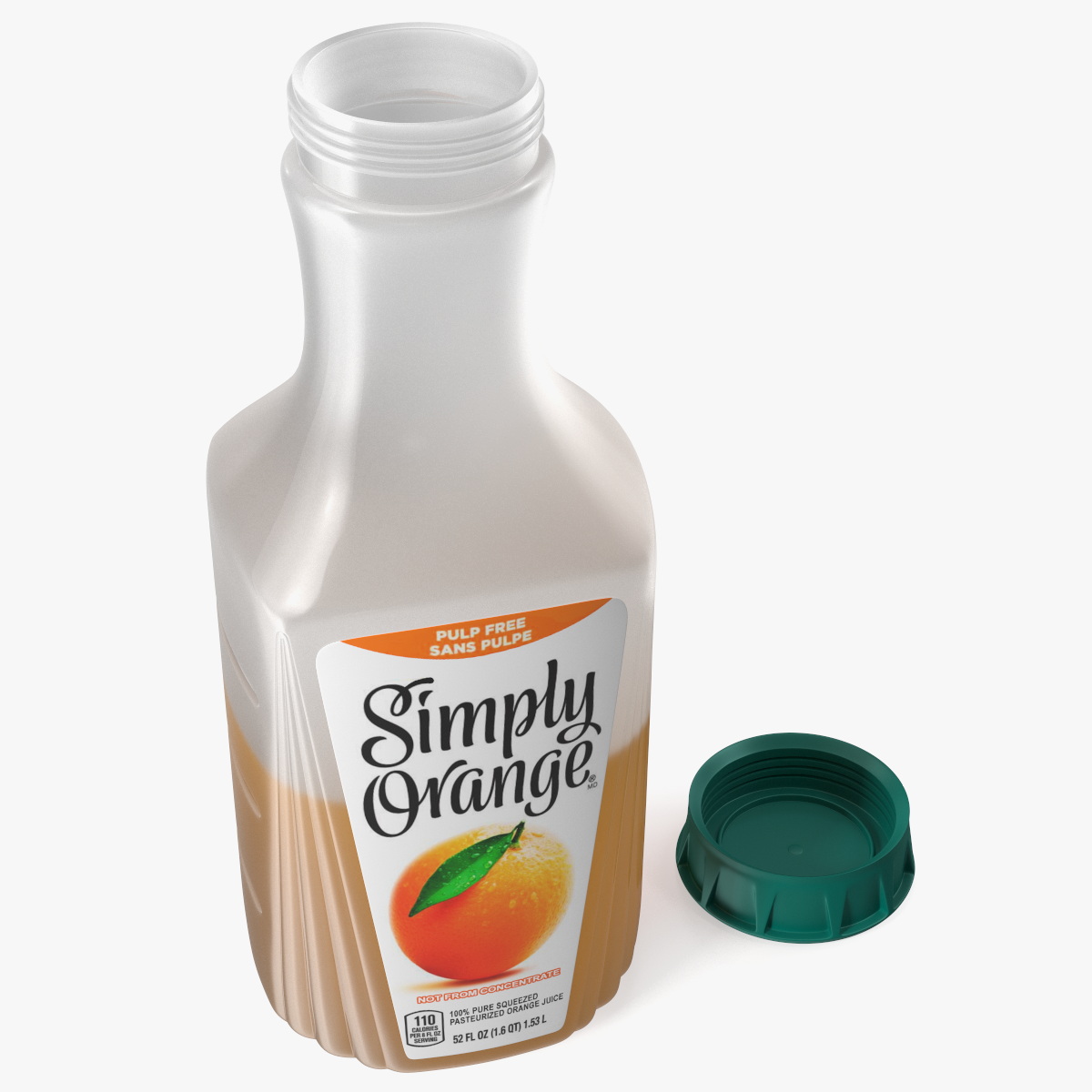 Fruit Drink Simply Orange Open, view 8
