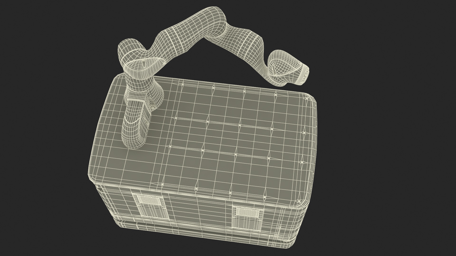 Mobile Robot KUKA KMR Iiwa Rigged for Maya 3D