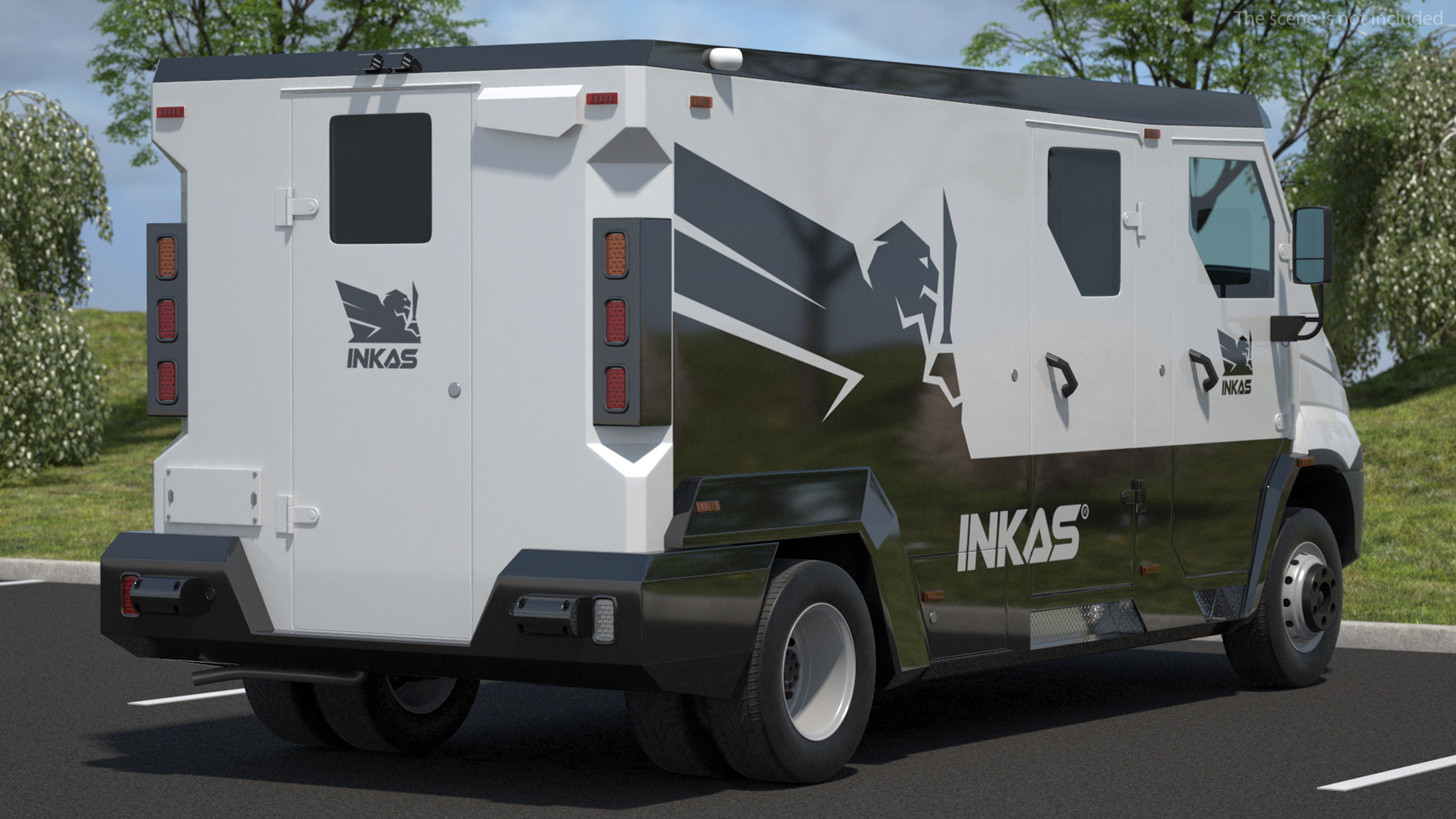 3D model Iveco Daily 6 INKAS Armored Vehicle