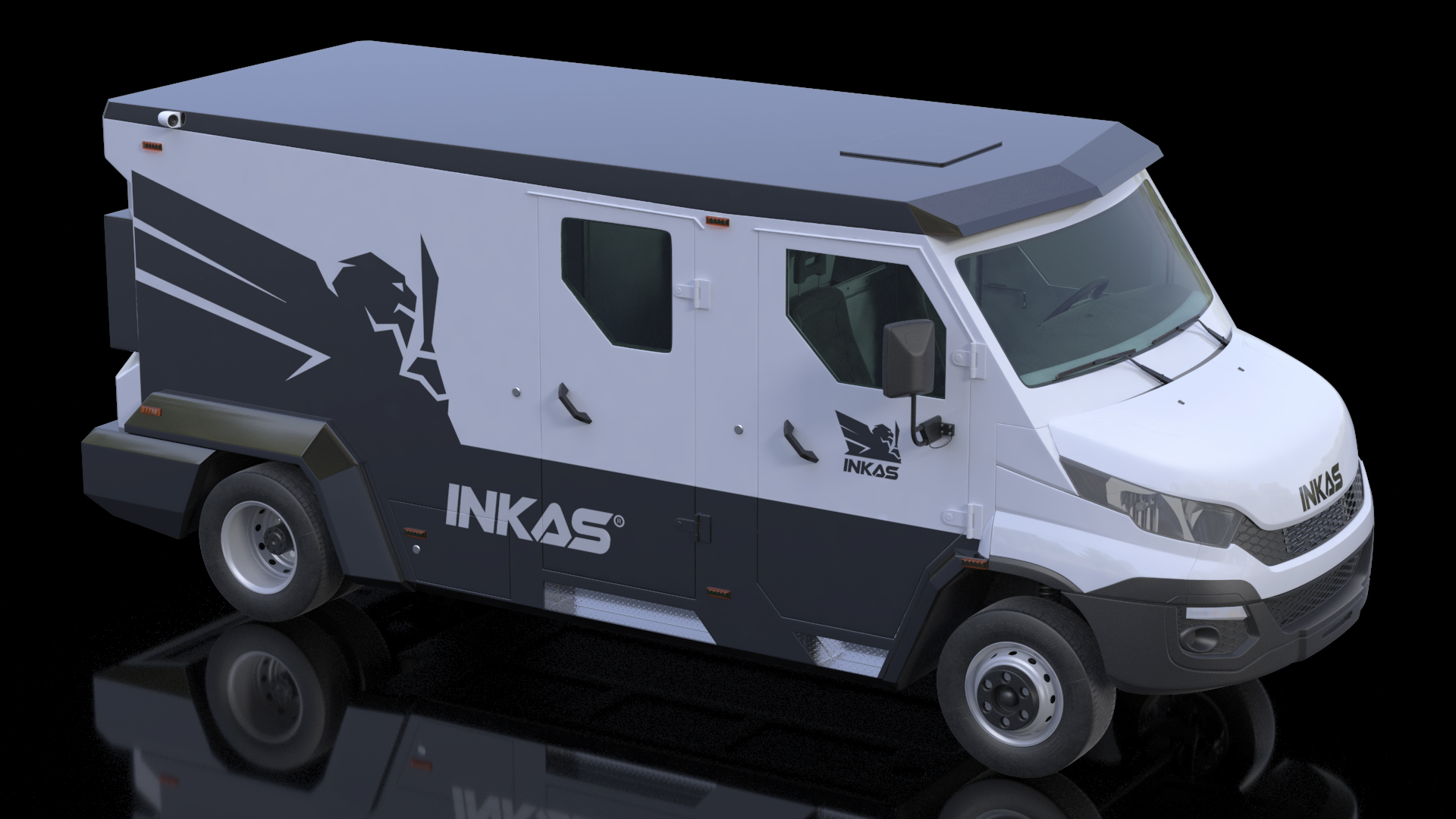 3D model Iveco Daily 6 INKAS Armored Vehicle