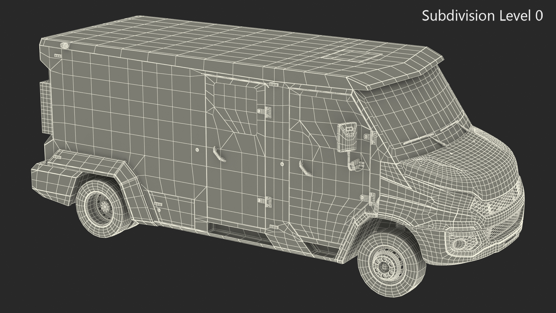 3D model Iveco Daily 6 INKAS Armored Vehicle