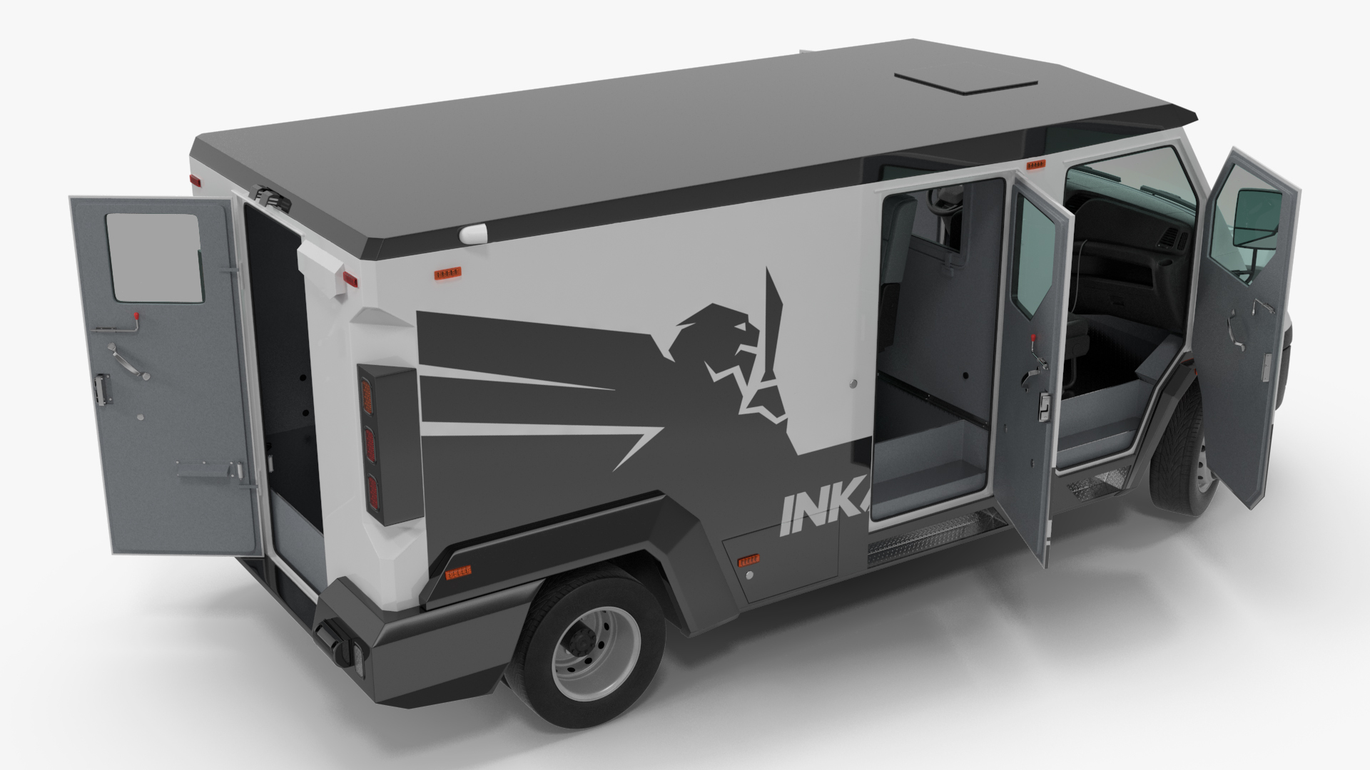 3D model Iveco Daily 6 INKAS Armored Vehicle
