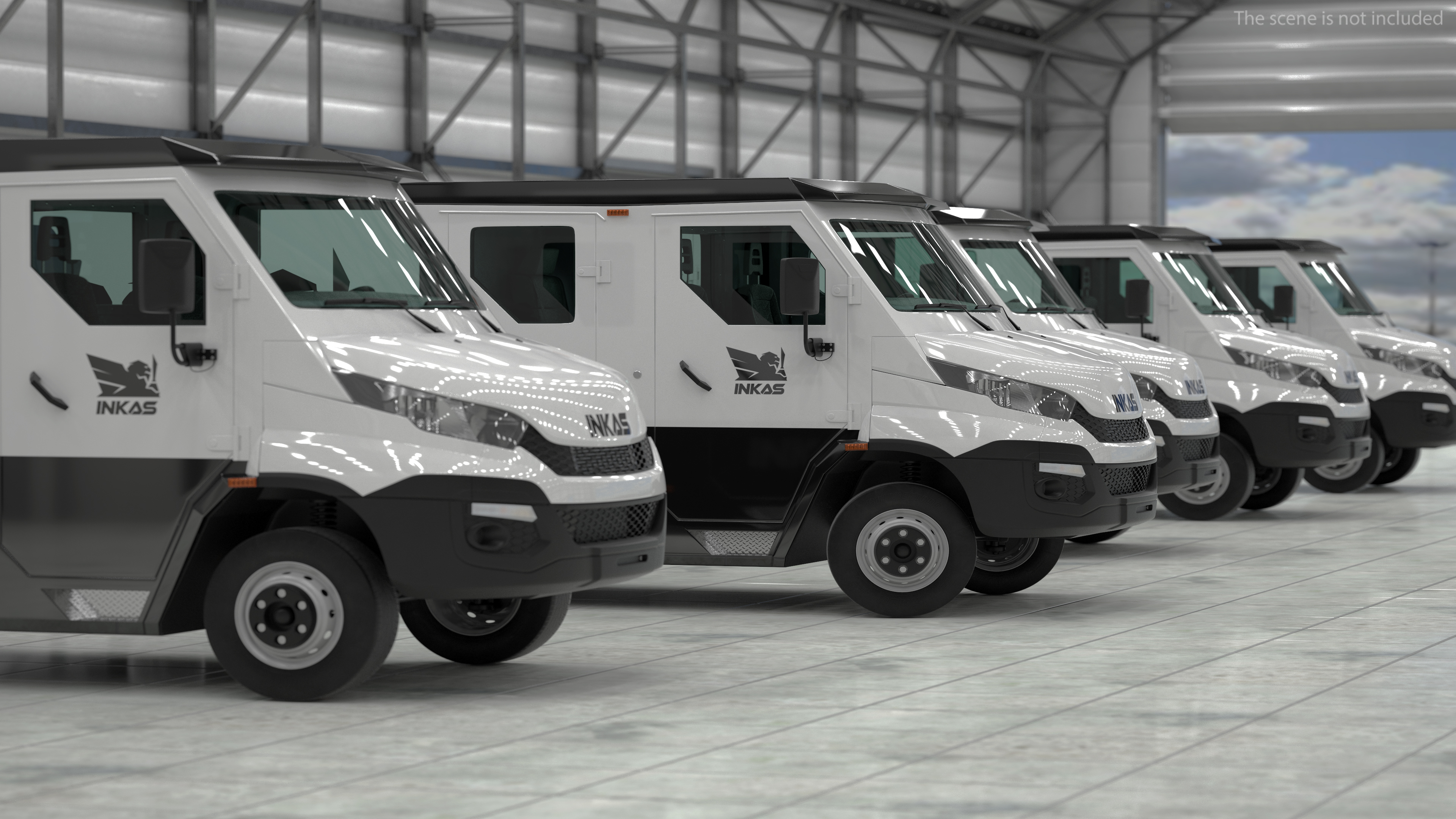 3D model Iveco Daily 6 INKAS Armored Vehicle