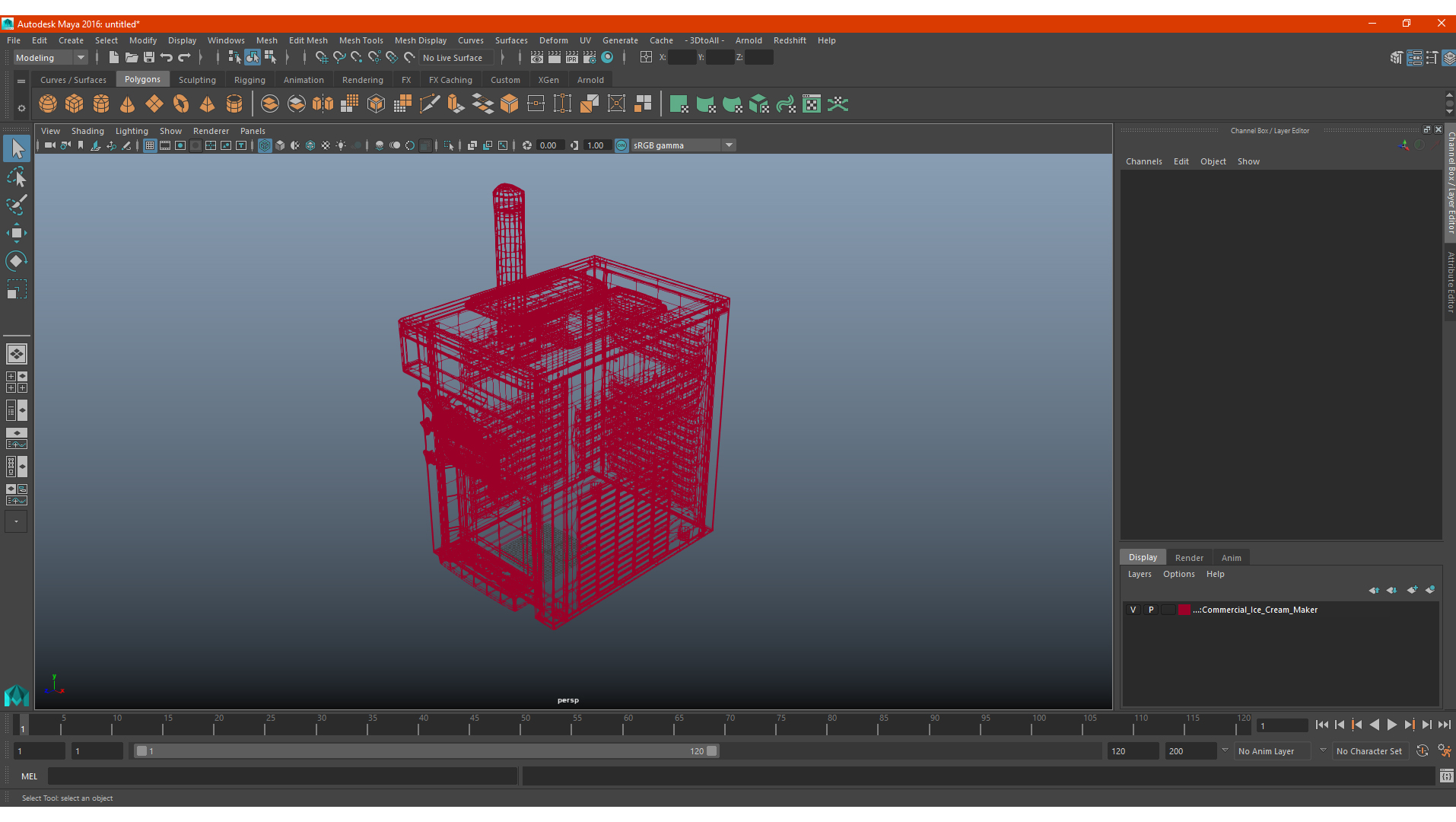 3D model Ice Cream Maker