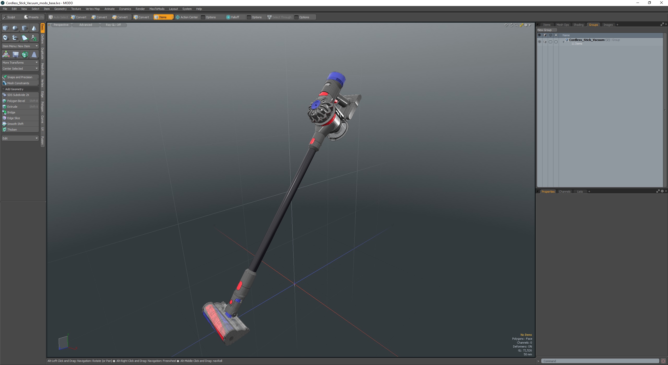 3D Cordless Stick Vacuum