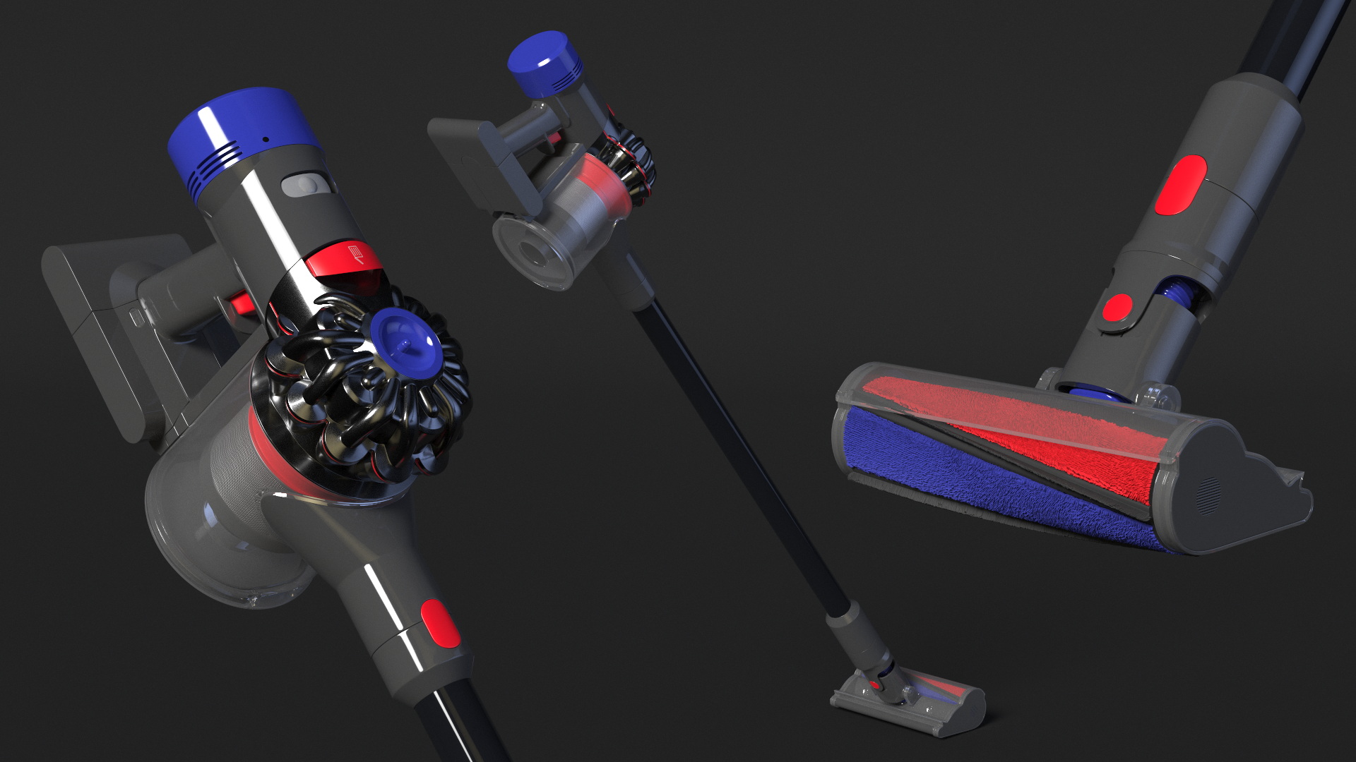 3D Cordless Stick Vacuum