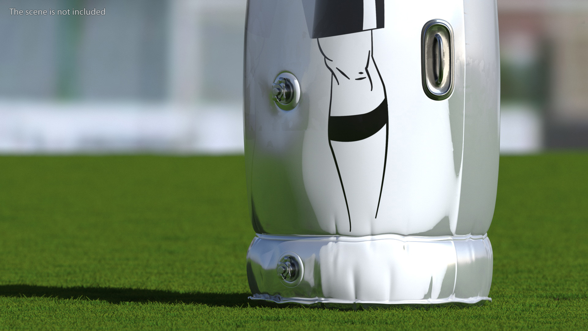 3D Forza Pro Soccer Air Mannequin Senior White model