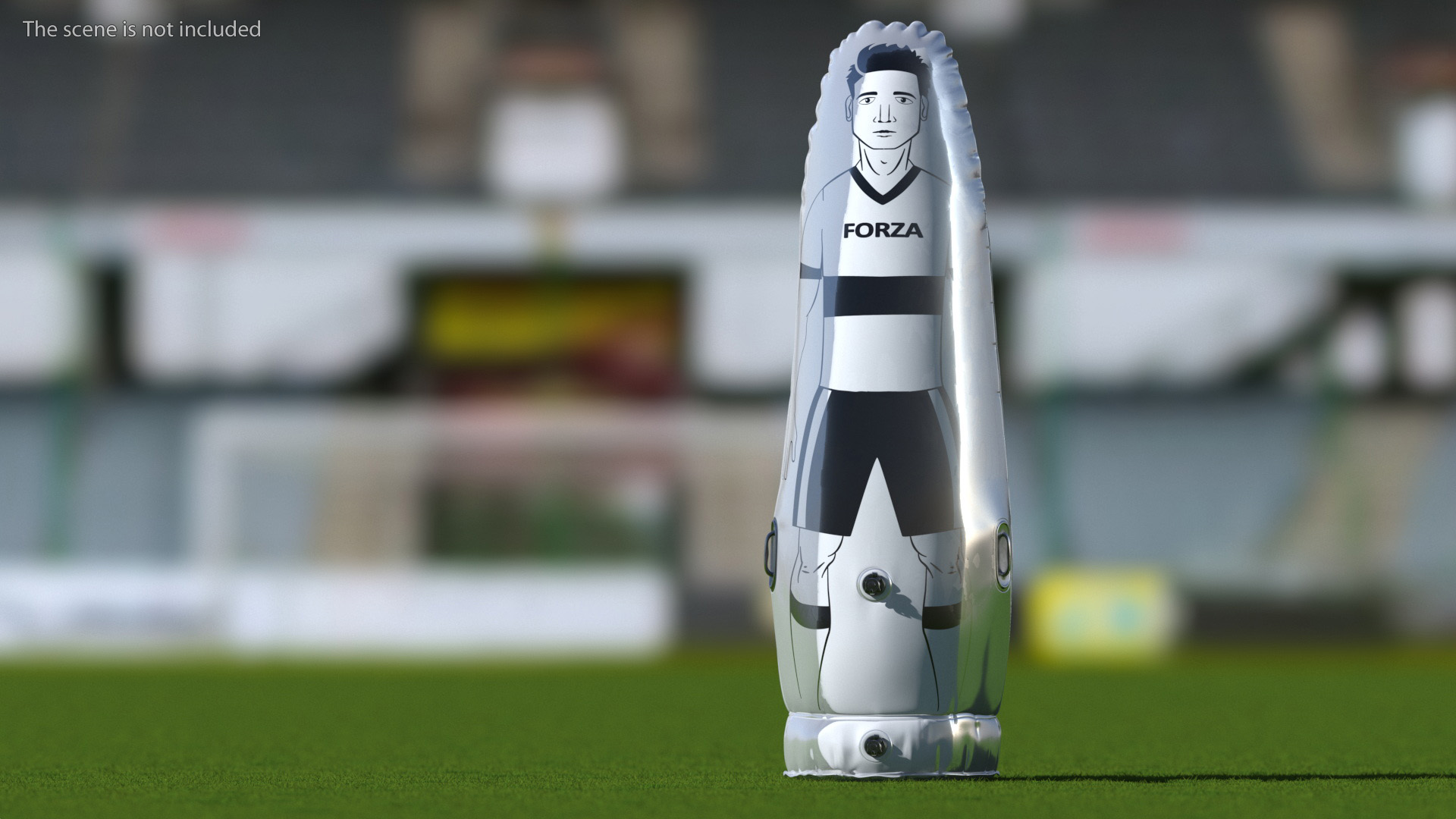 3D Forza Pro Soccer Air Mannequin Senior White model