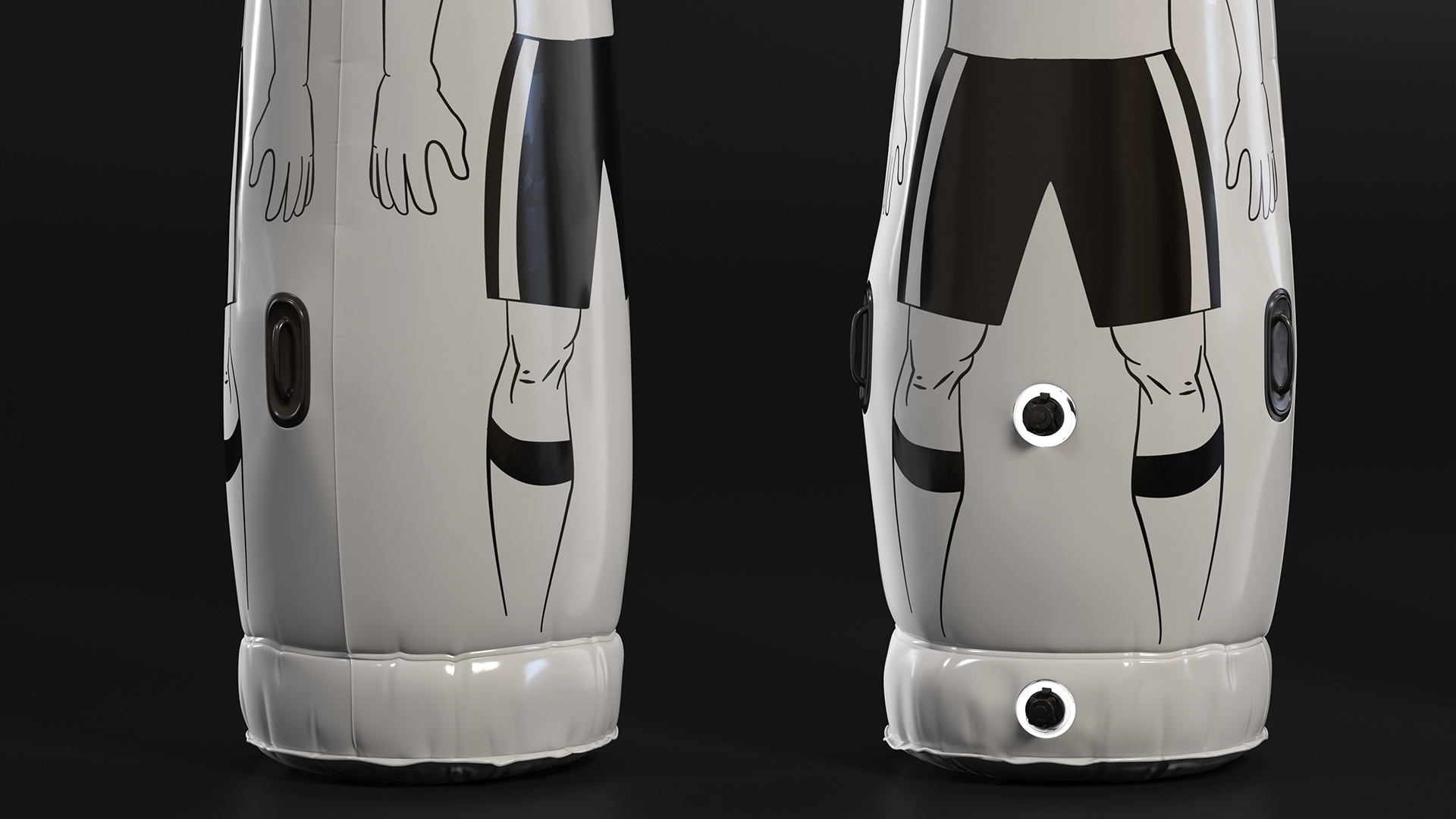 3D Forza Pro Soccer Air Mannequin Senior White model