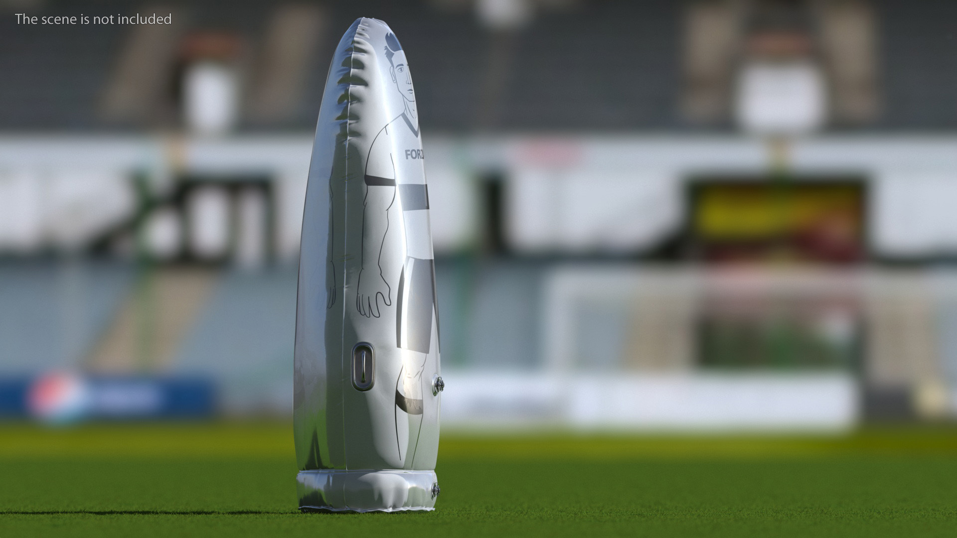 3D Forza Pro Soccer Air Mannequin Senior White model