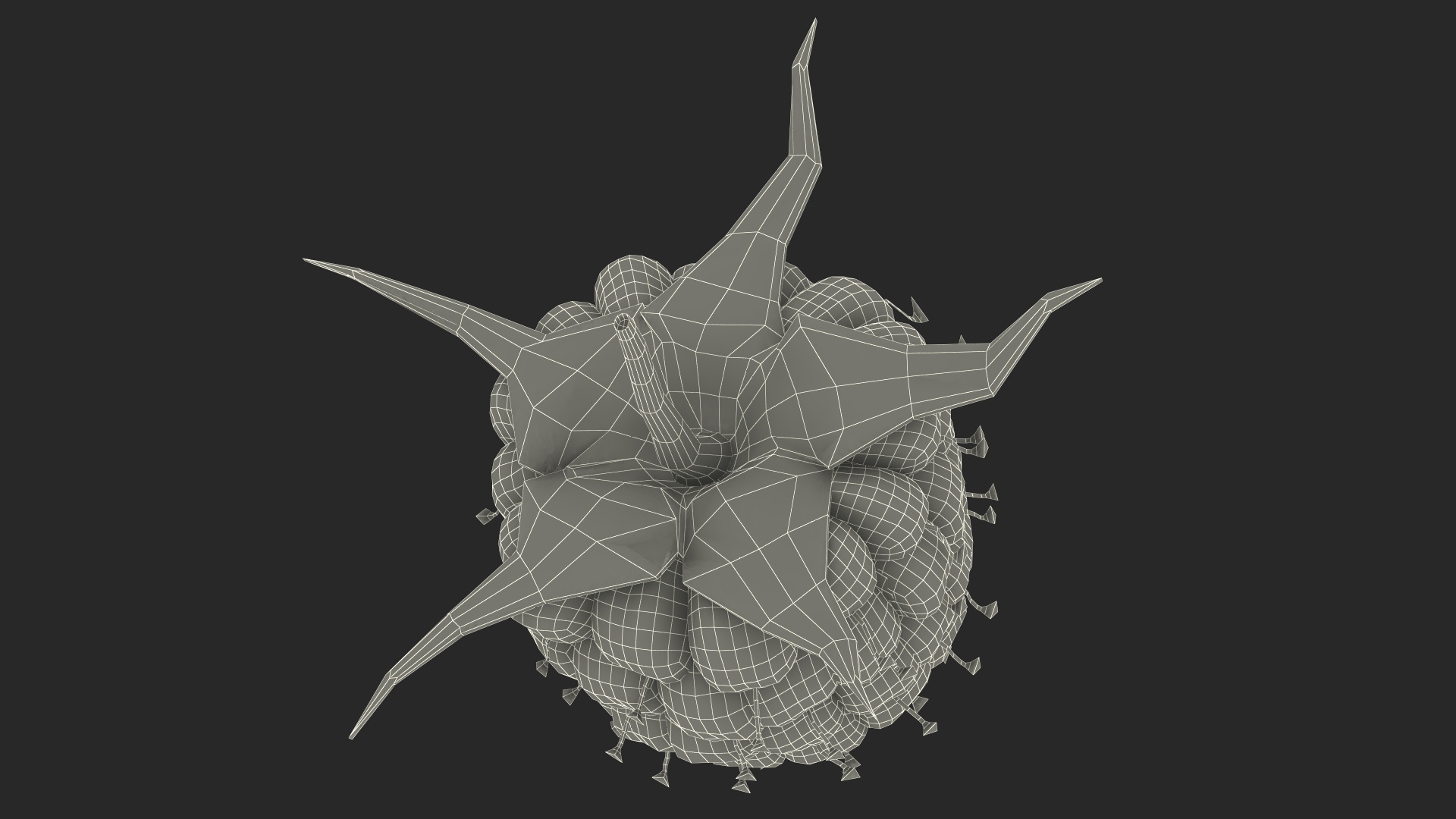 3D Red Raspberry model