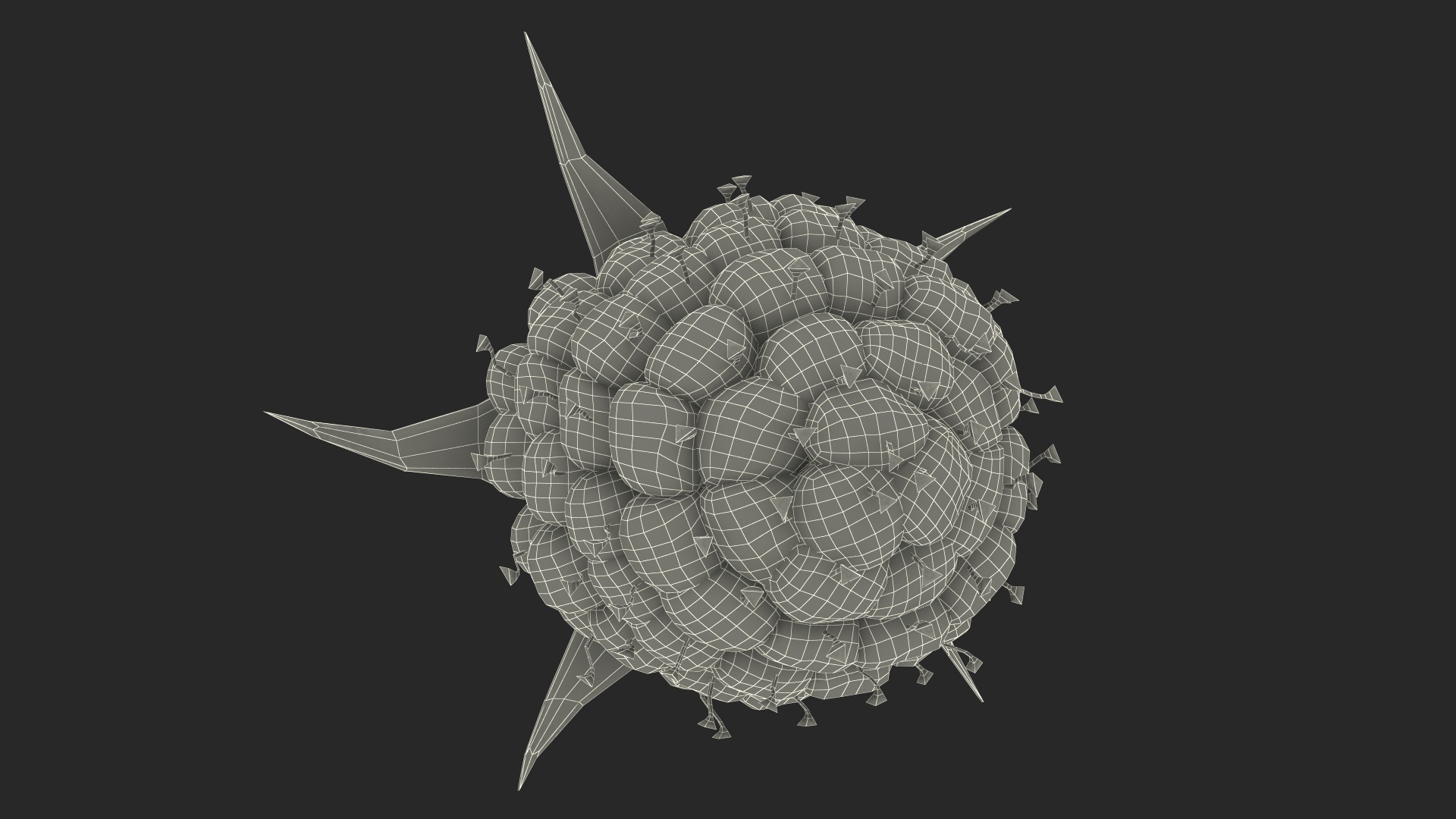 3D Red Raspberry model
