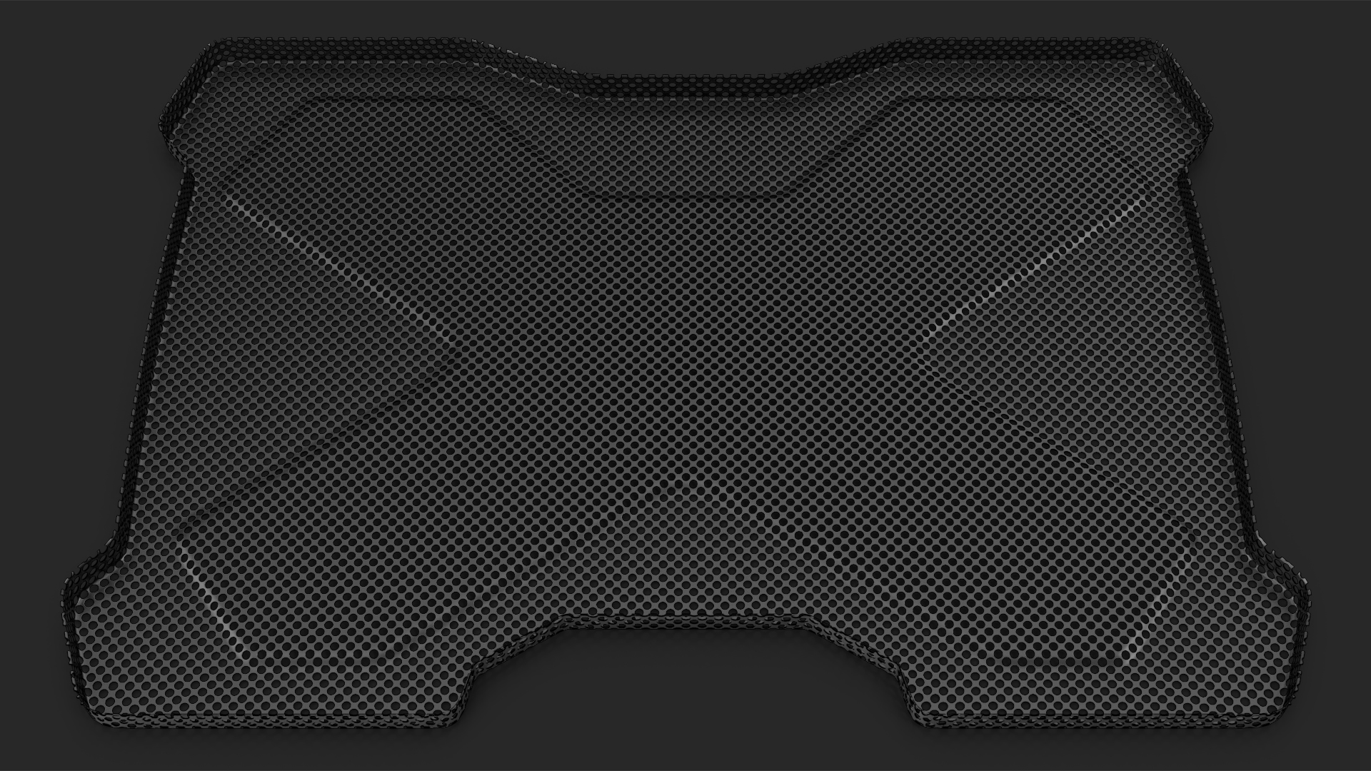 Ultraportable Laptop on RGB Cooling Pad 3D model