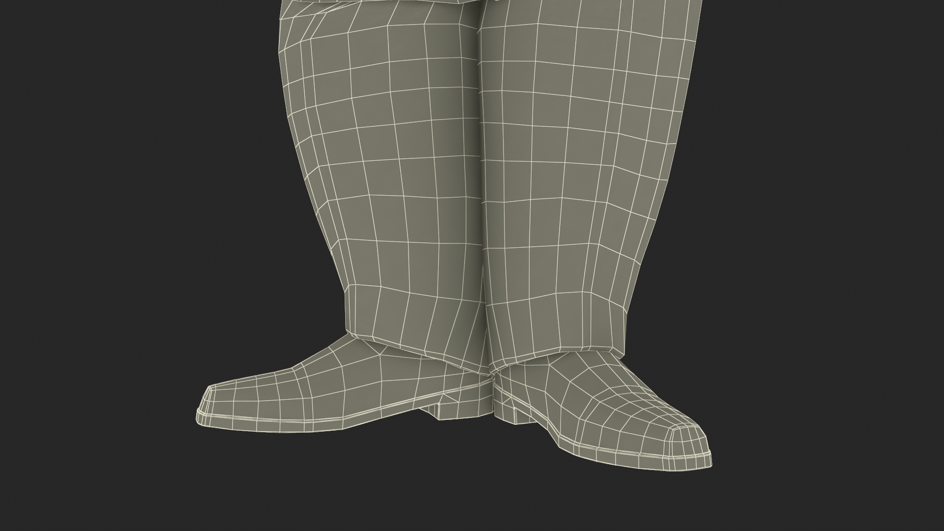 3D Mr Monopoly Handshake Pose
