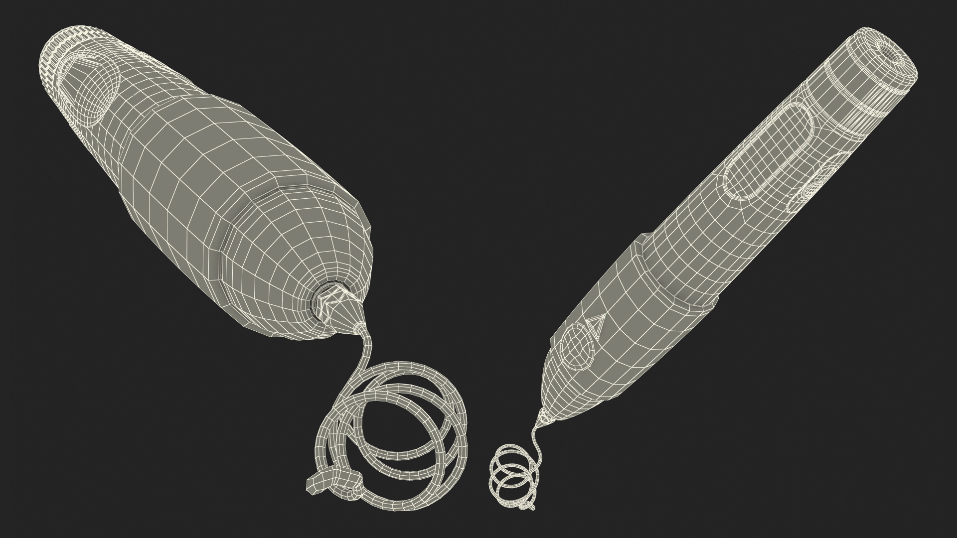 3D Printing Pen Black Extrudes Spiral 3D