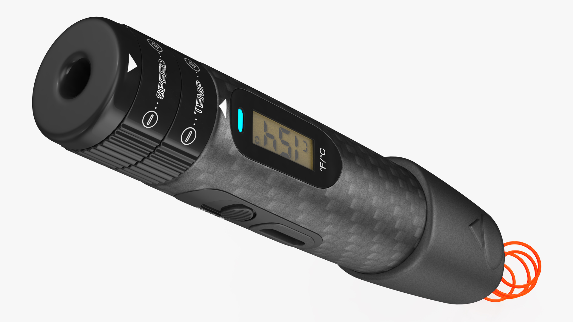 3D Printing Pen Black Extrudes Spiral 3D
