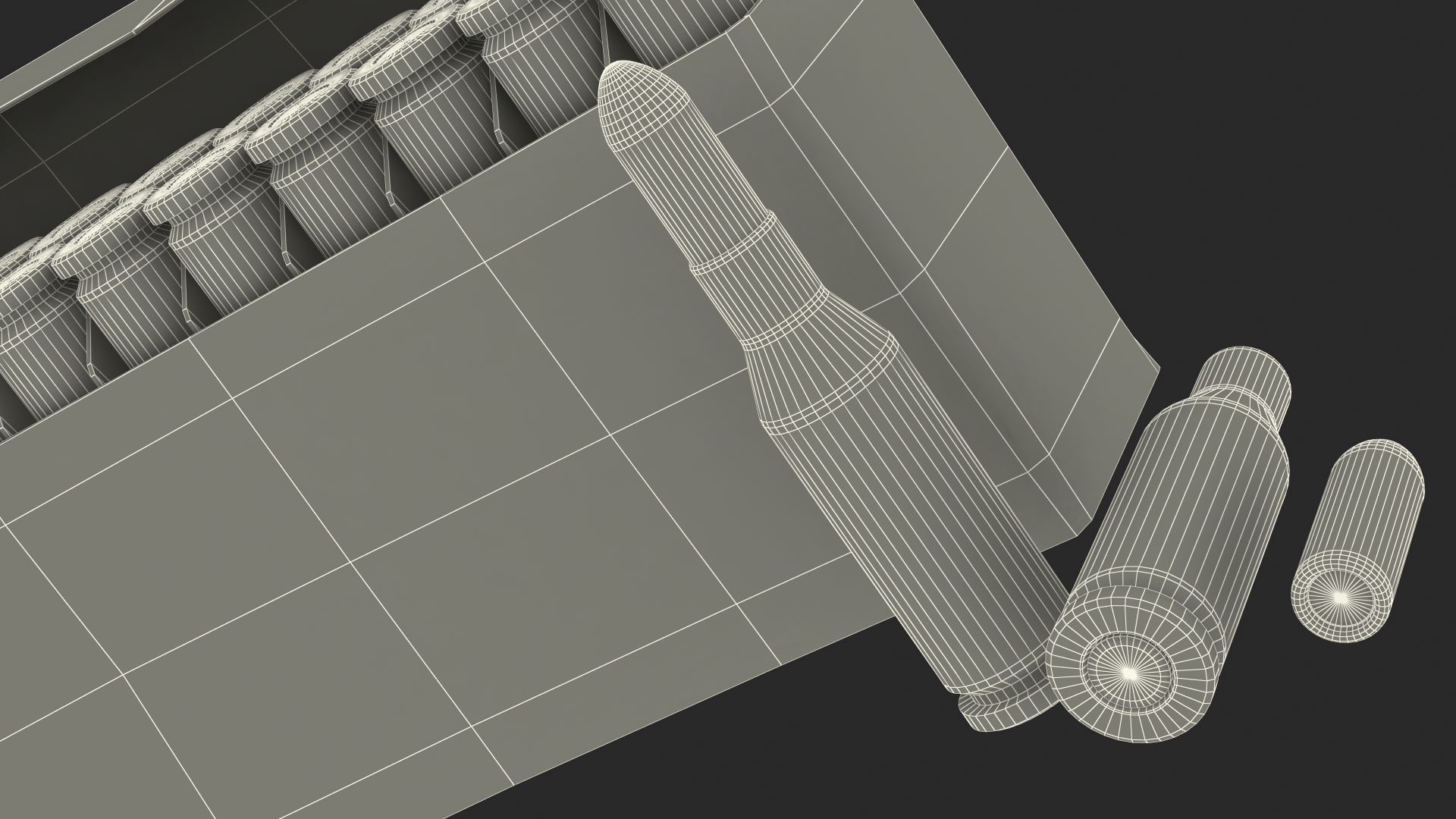 3D model Box of 5_6x39 220 Russian Cartridge