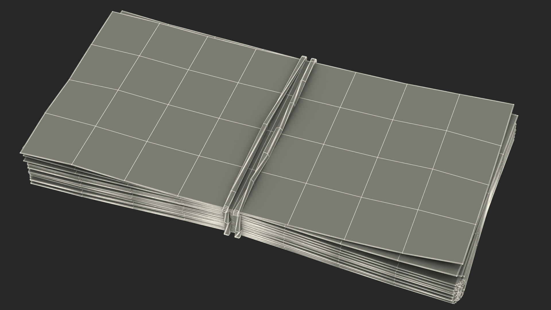 Stack of Chinese 10 Yuan 2019 Banknotes 3D model