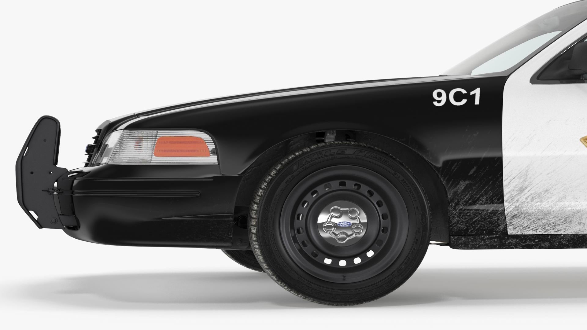 Police Interceptor Sedan Ford Crown Victoria 3D model