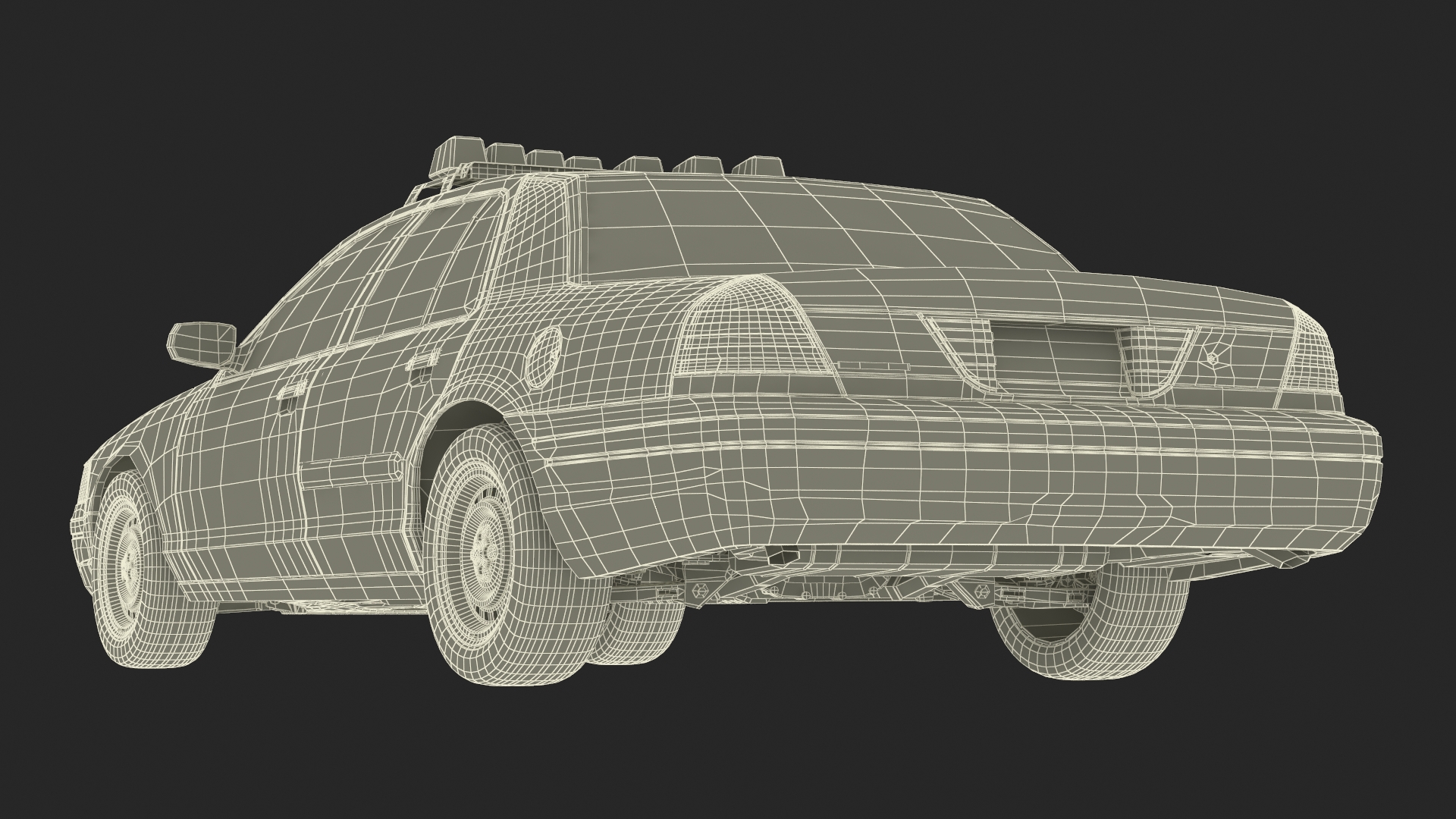 Police Interceptor Sedan Ford Crown Victoria 3D model