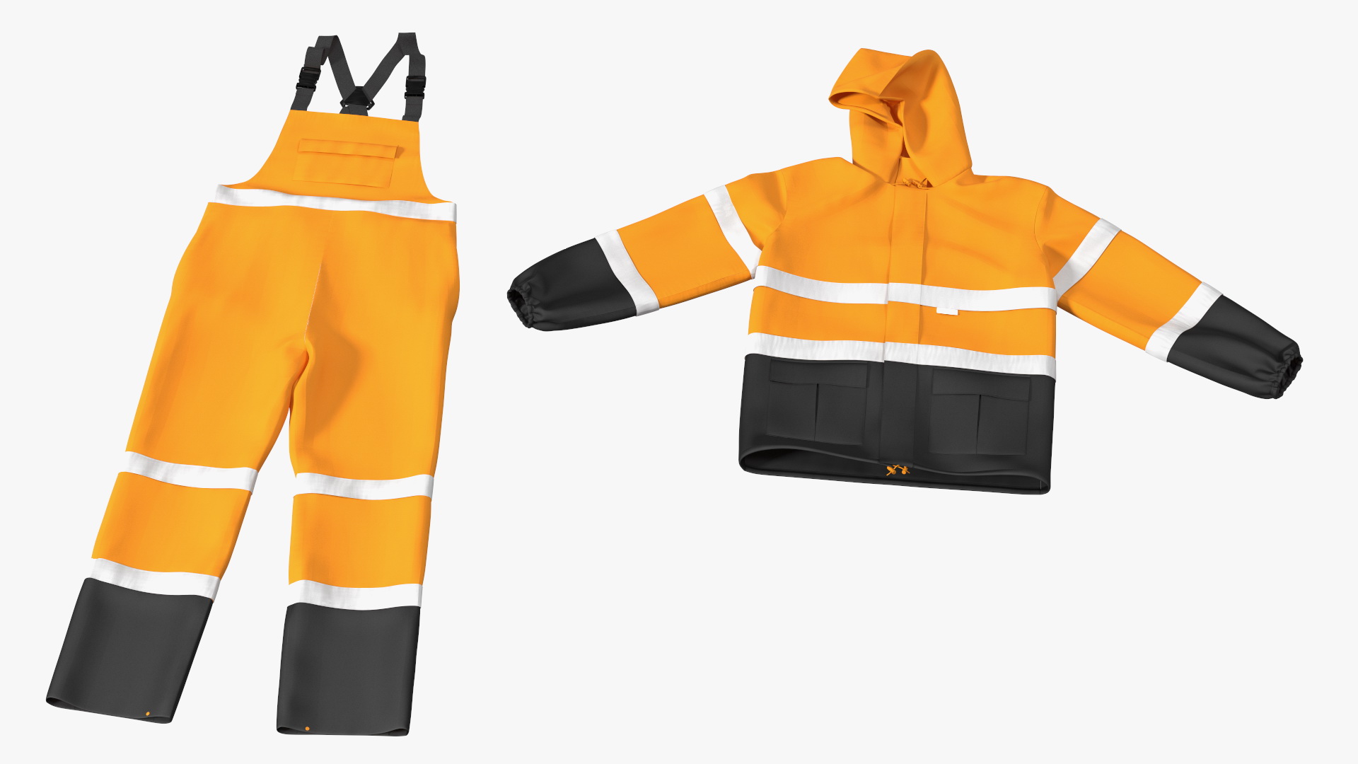 Safety Rain Suit High Visibility 3D