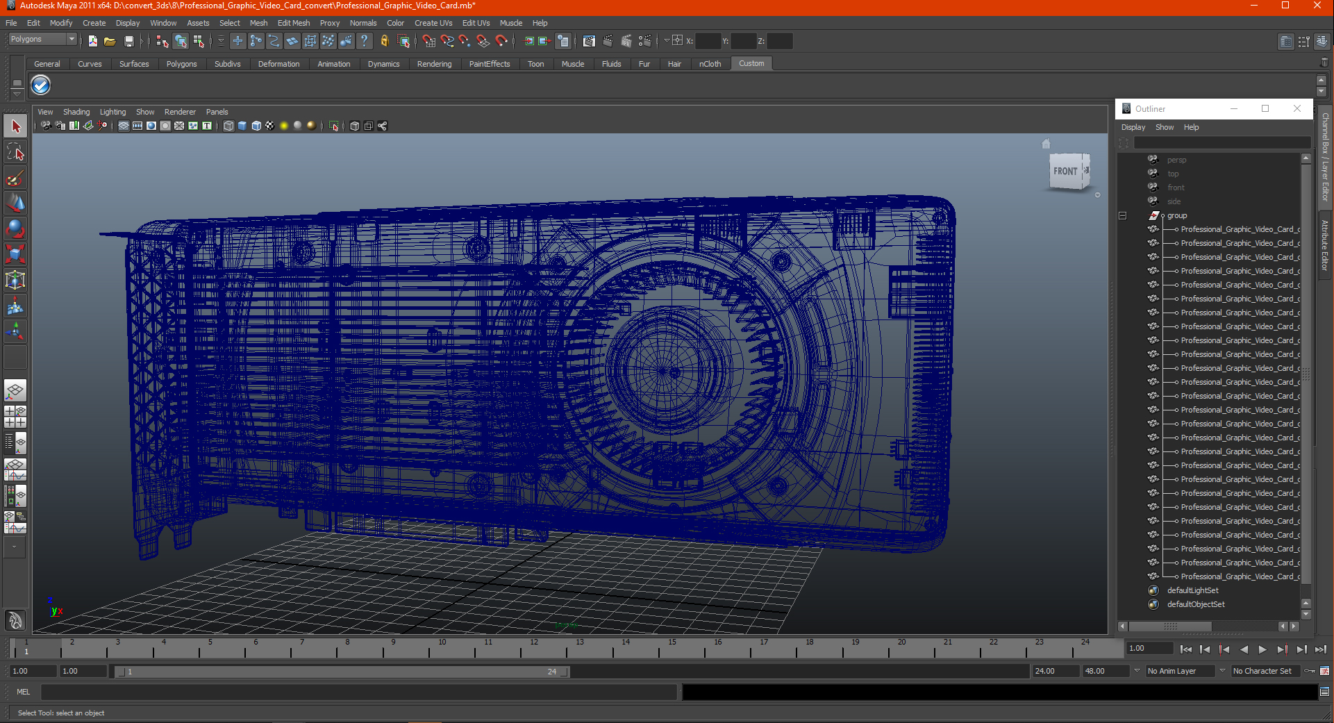 3D Professional Graphic Video Card