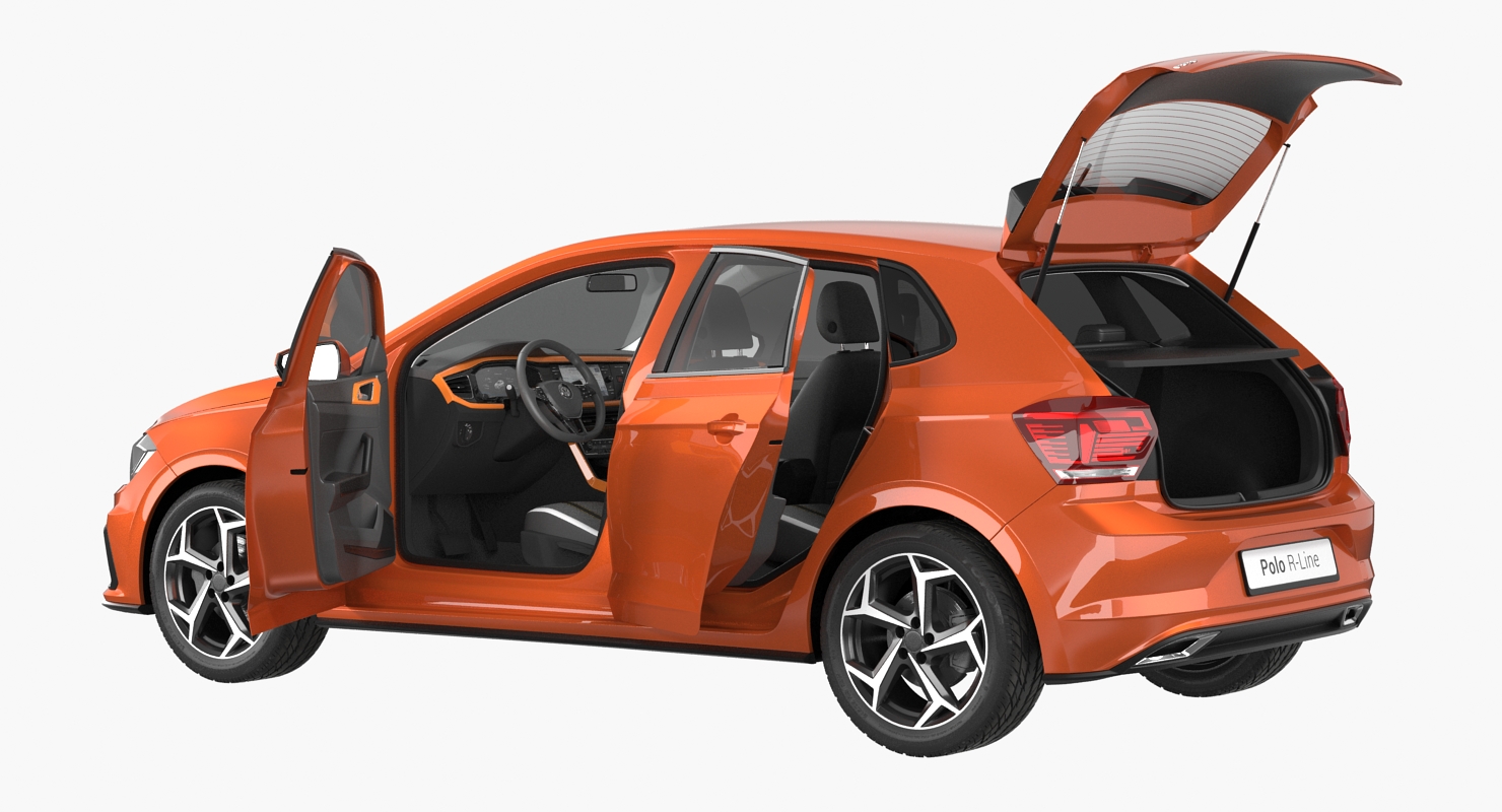 3D model Volkswagen Polo 2018