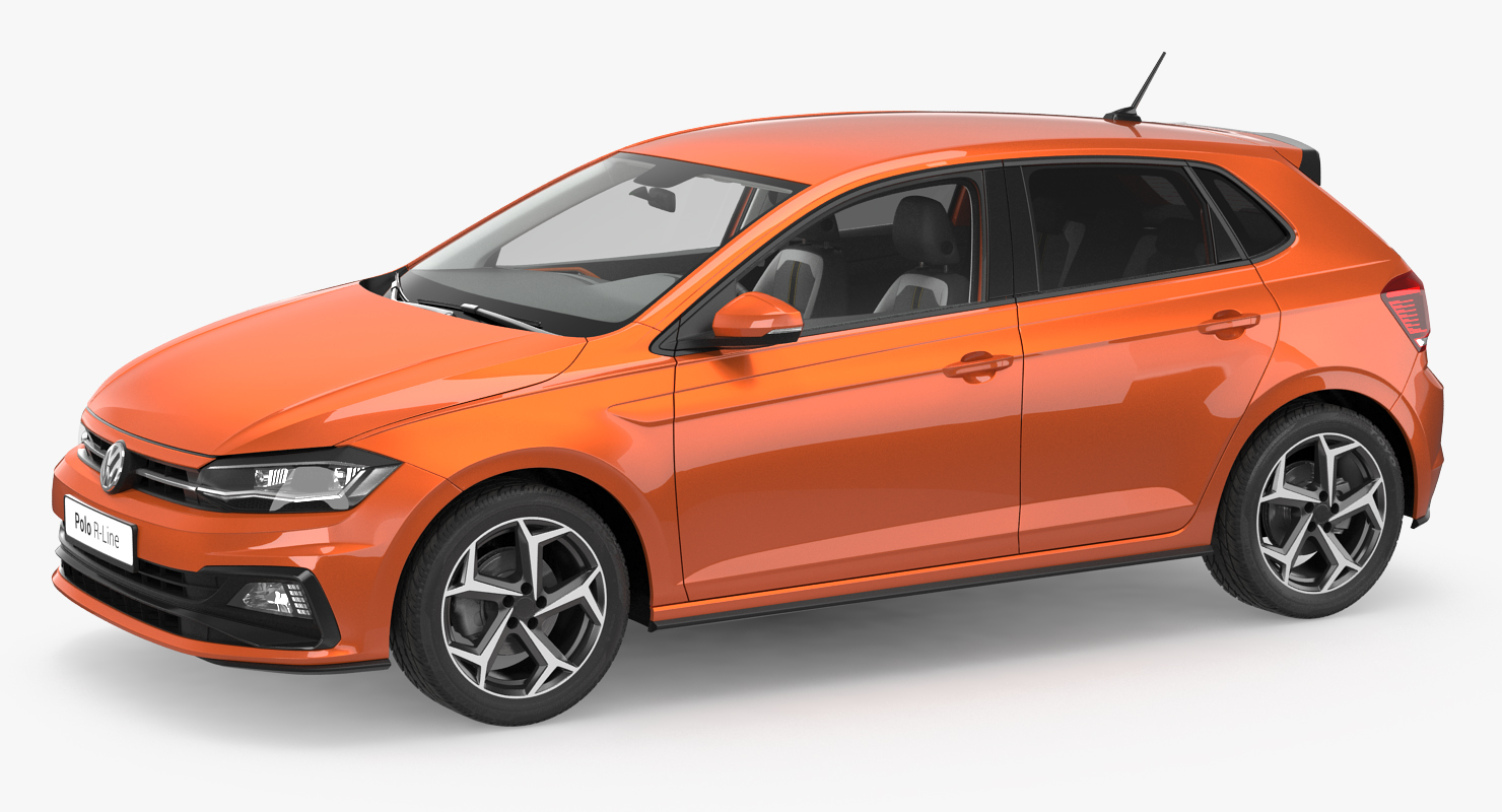 3D model Volkswagen Polo 2018