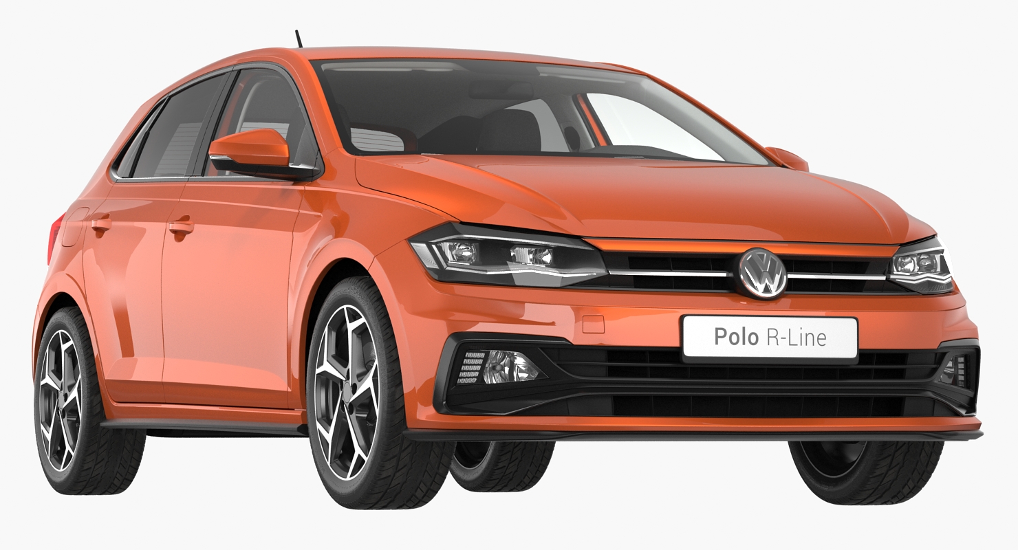 3D model Volkswagen Polo 2018