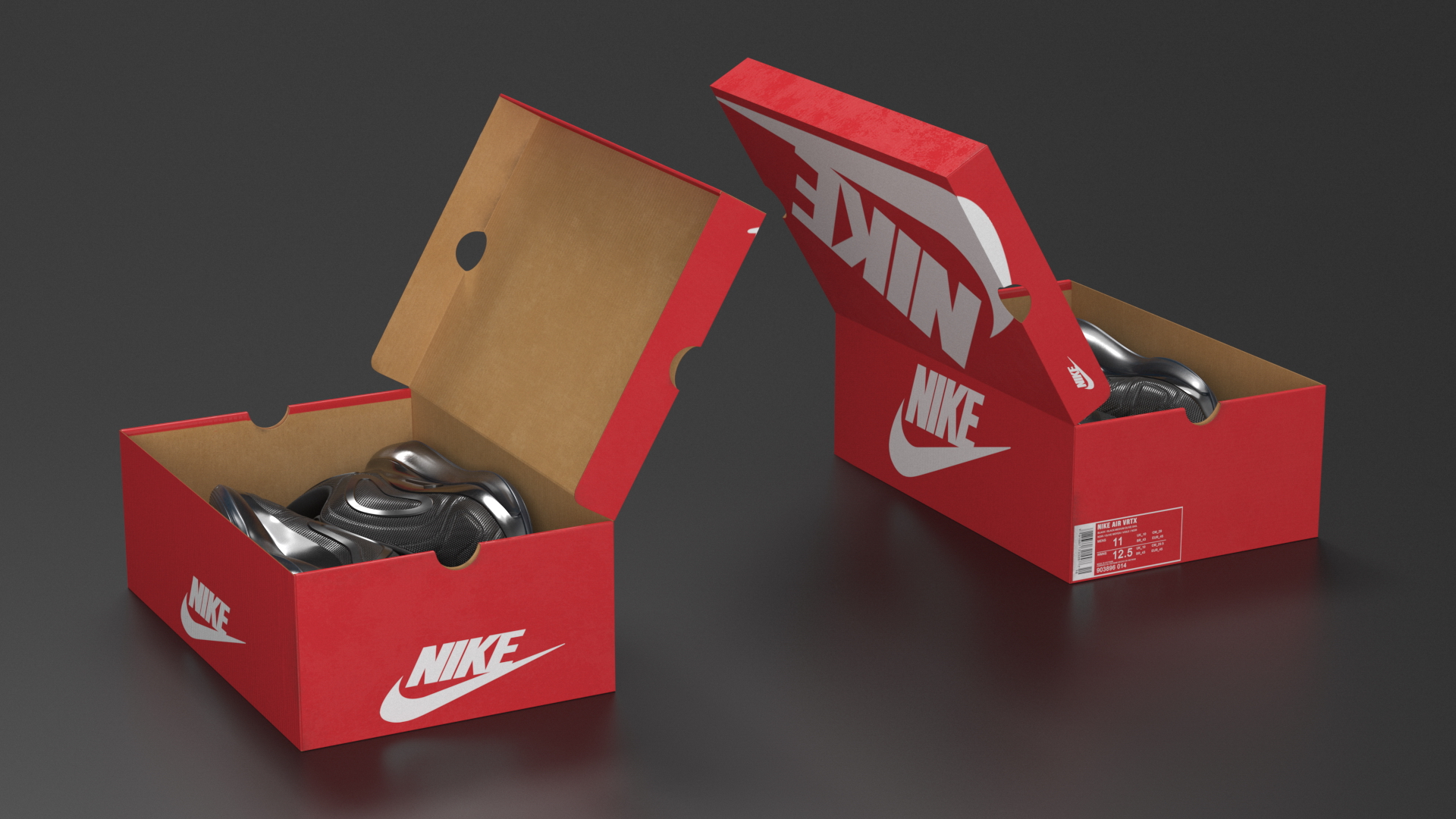 3D Nike Air 720 Anthracite Black in Box
