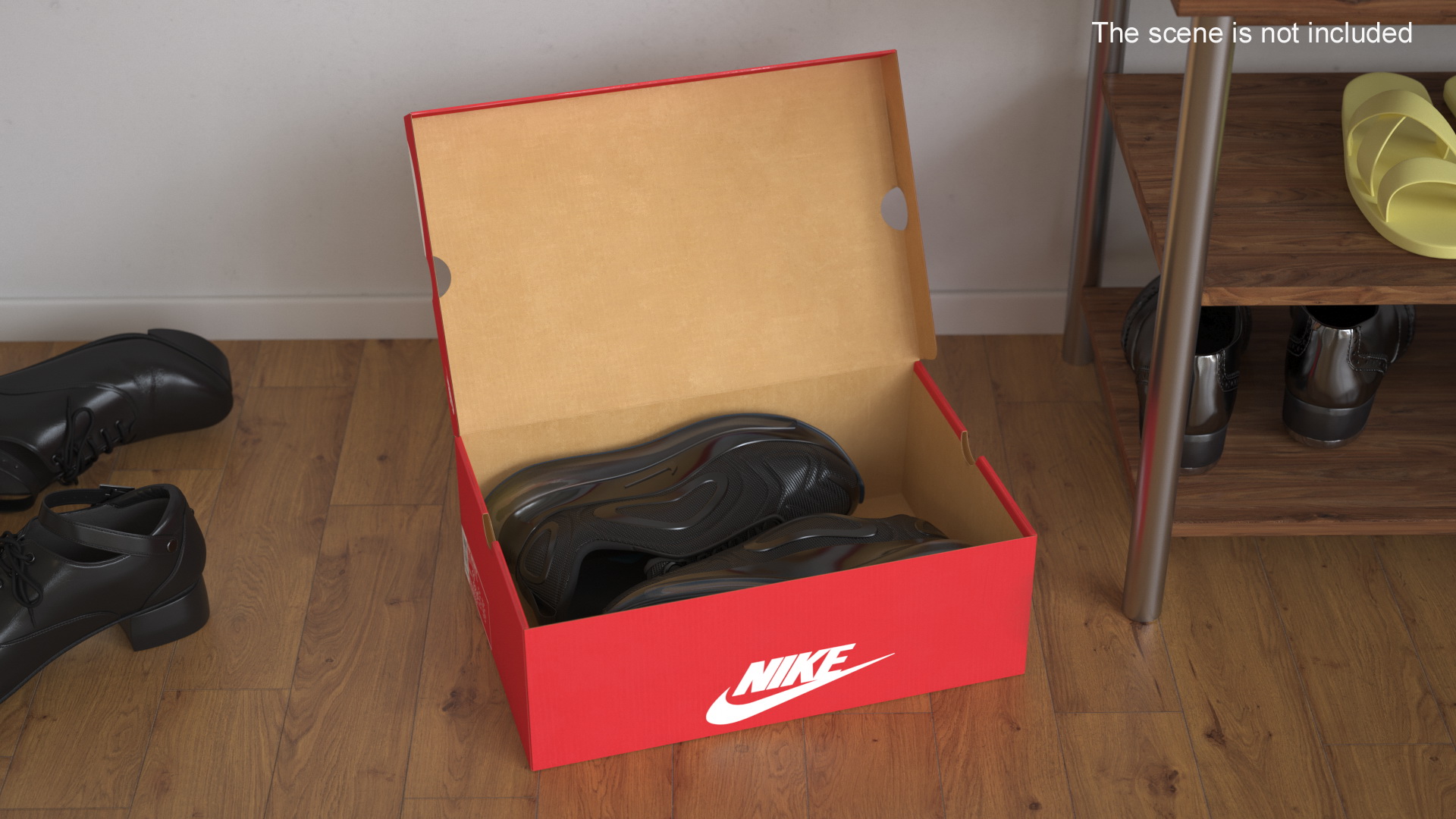 3D Nike Air 720 Anthracite Black in Box