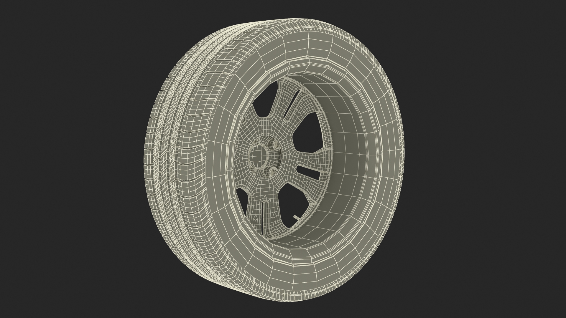 3D model Crossover Wheel
