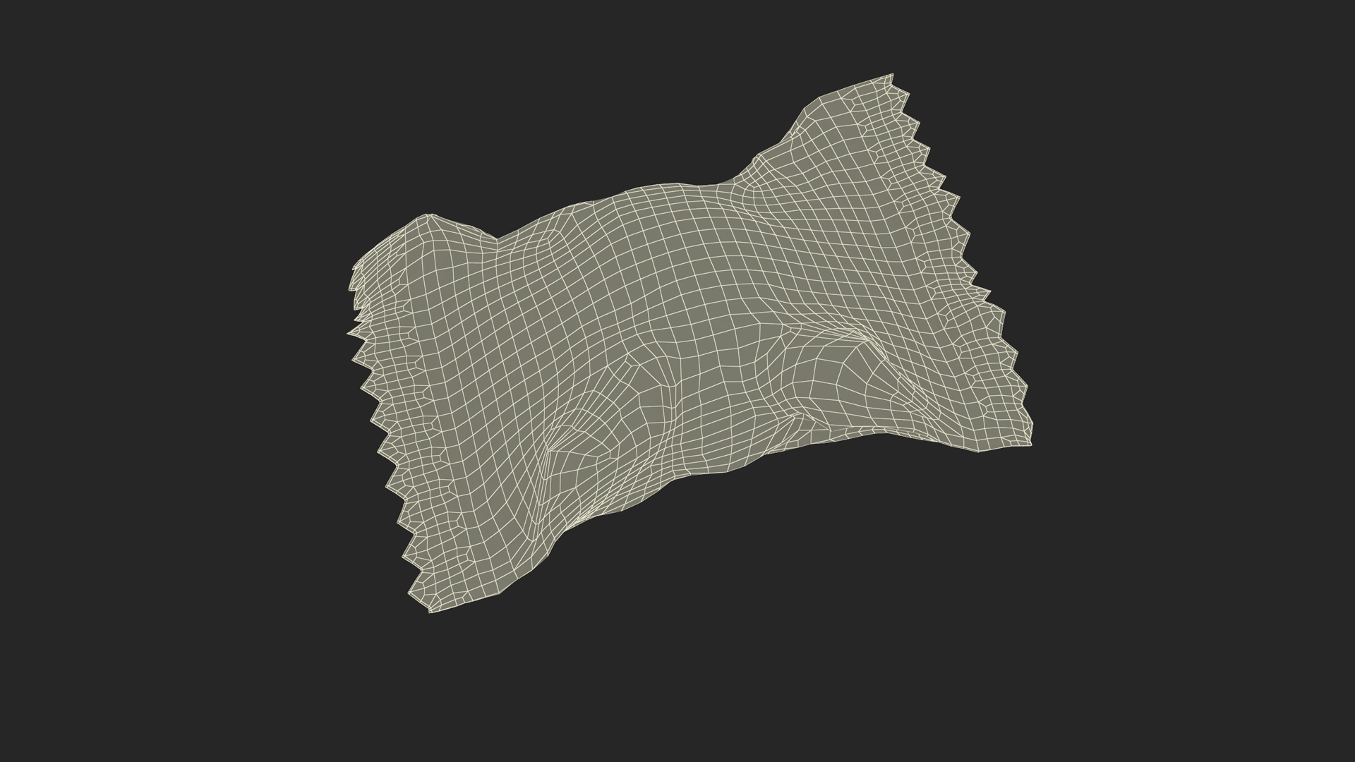 Ferrero Raffaello Candy in Wrapper 3D model