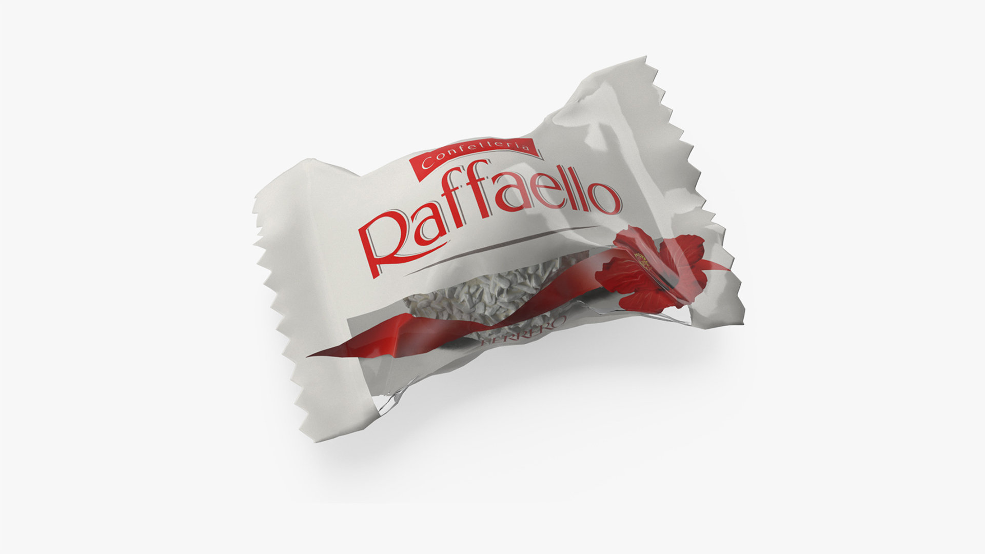 Ferrero Raffaello Candy in Wrapper 3D model