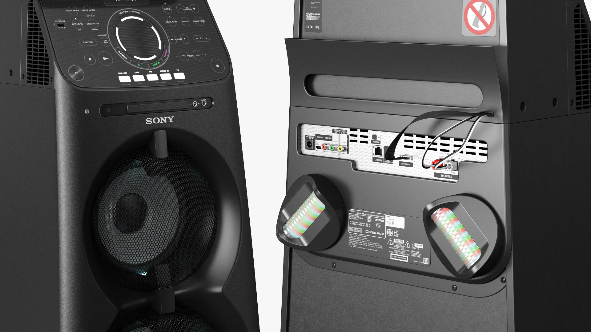 3D Sony V90DW MUTEKI High Power Audio System