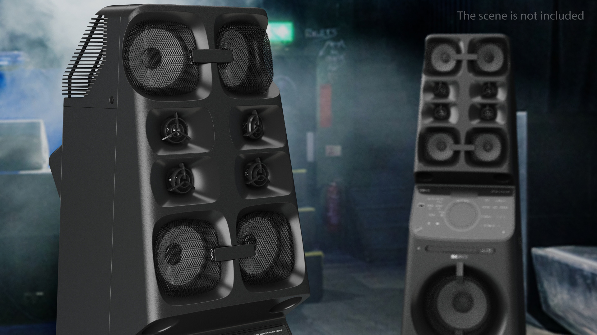 3D Sony V90DW MUTEKI High Power Audio System