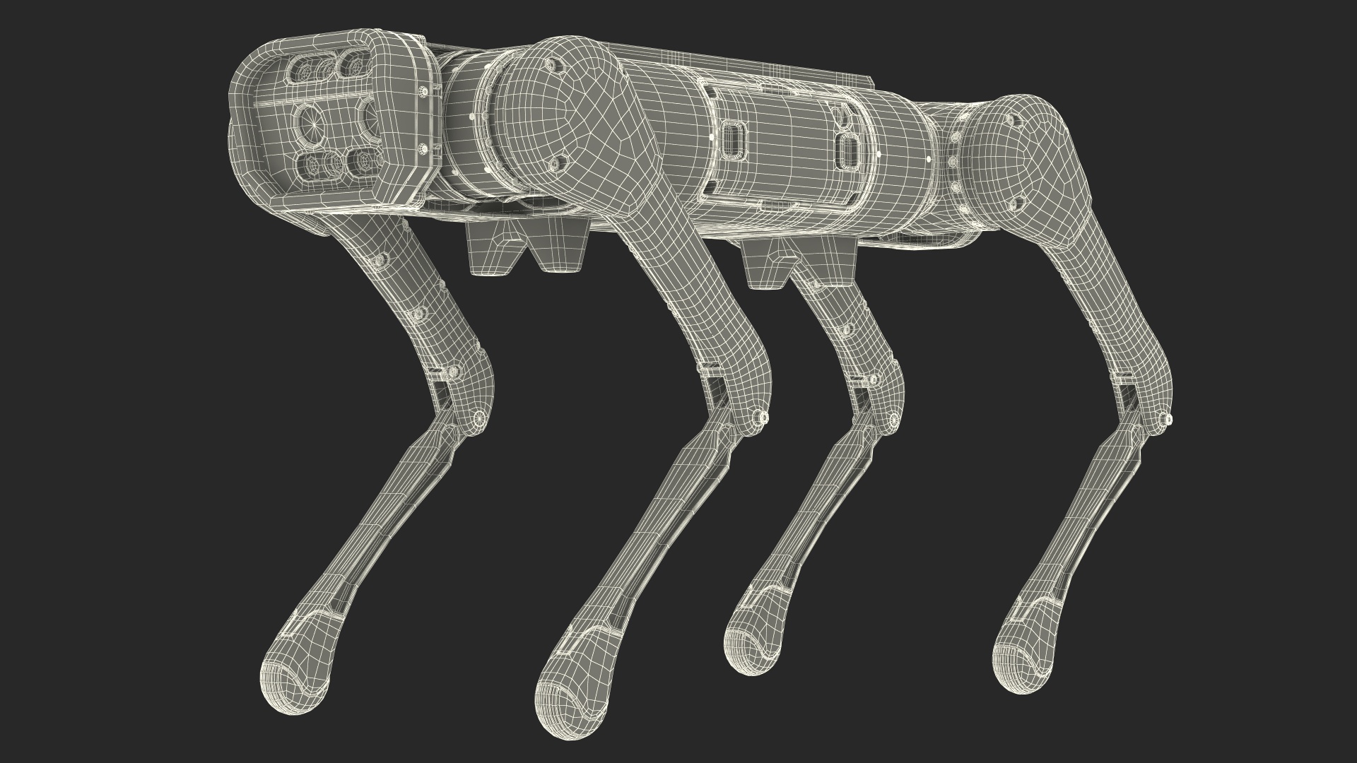 Aliengo Robot Dog 3D