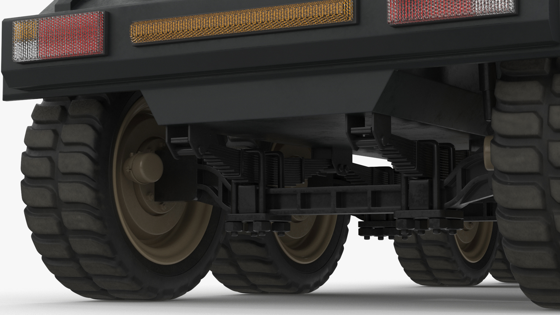 Military Sci Fi Rocket Launcher Truck 3D