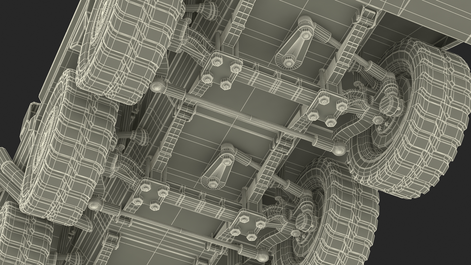 Military Sci Fi Rocket Launcher Truck 3D
