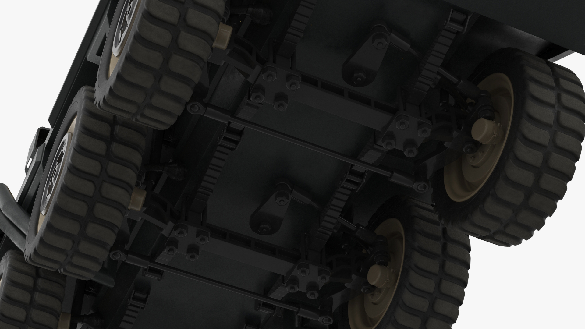 Military Sci Fi Rocket Launcher Truck 3D