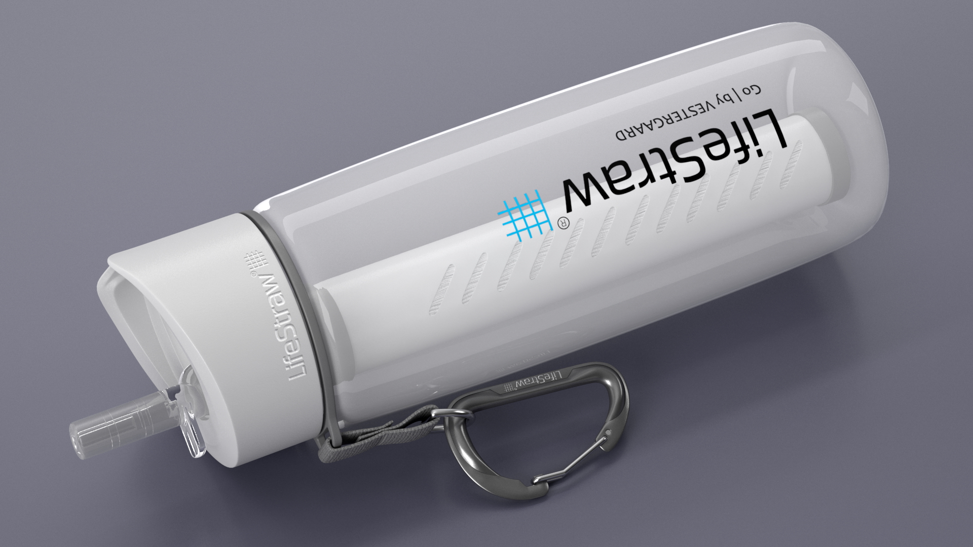 3D model Bottle LifeStraw Go Clear
