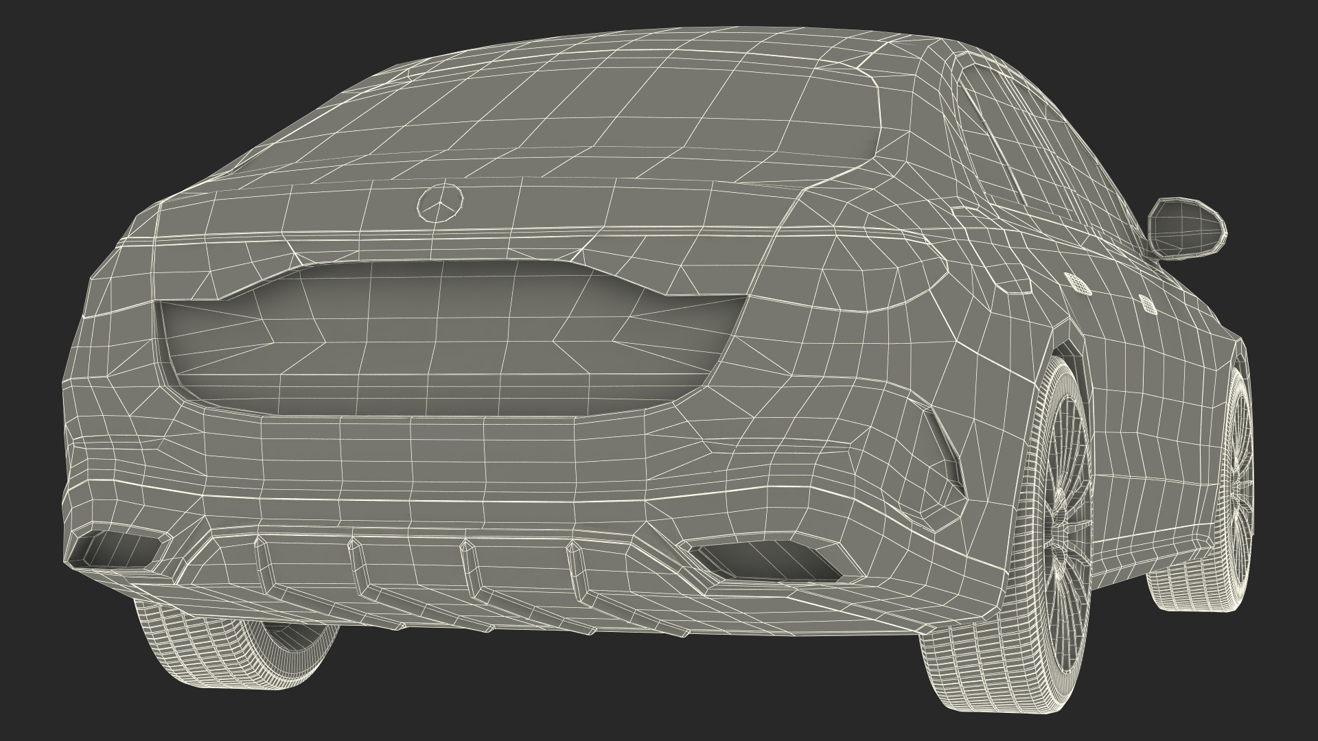 Mercedes E-class Turquoise Color 3D