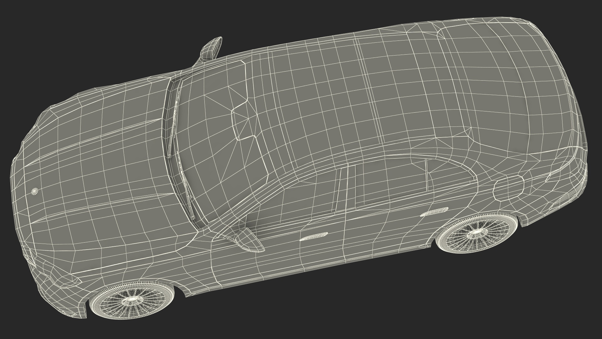 Mercedes E-class Turquoise Color 3D