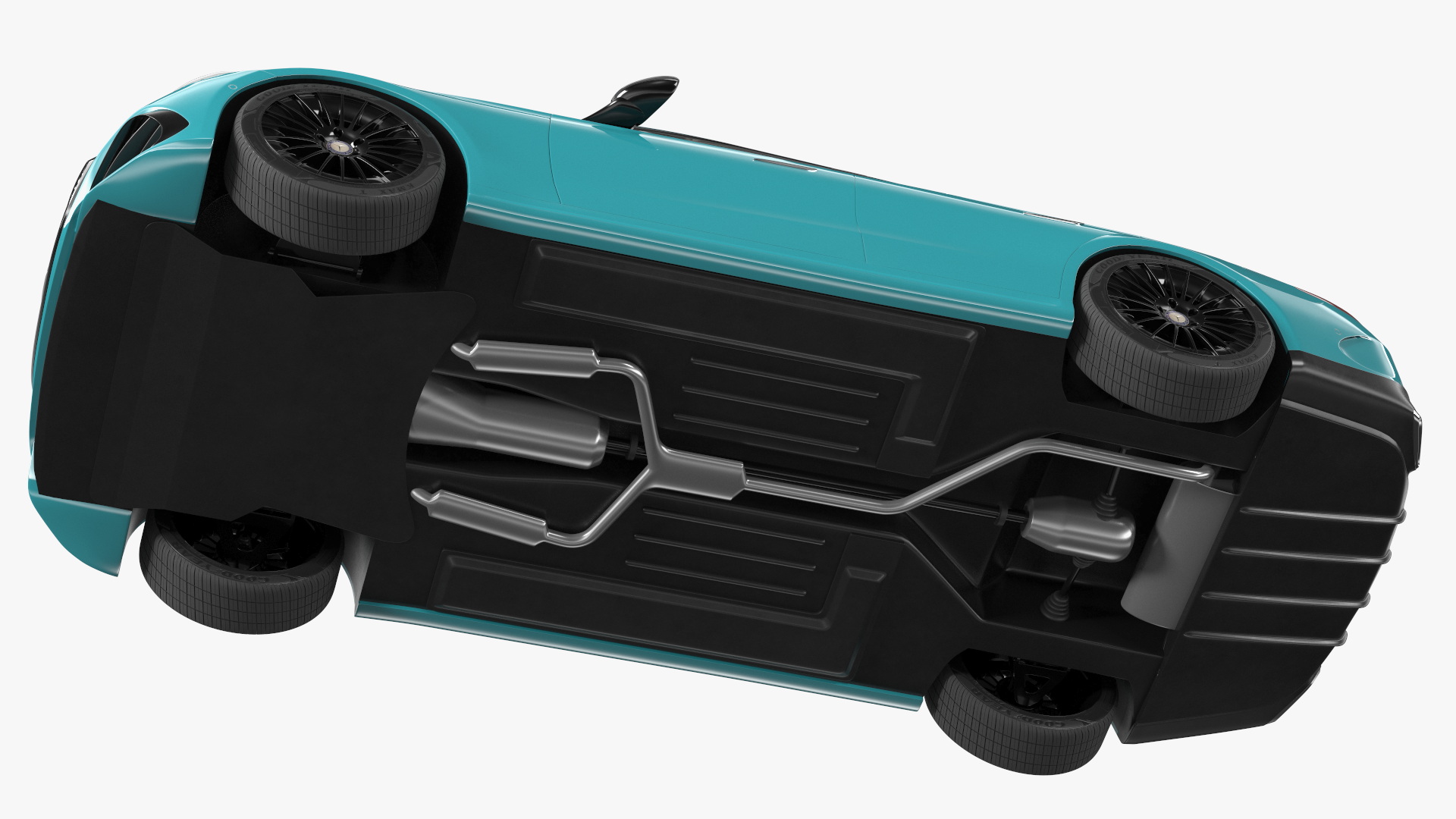 Mercedes E-class Turquoise Color 3D