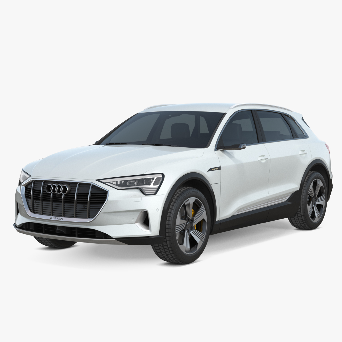 Audi E-tron Simple Interior 3D Model, view 4