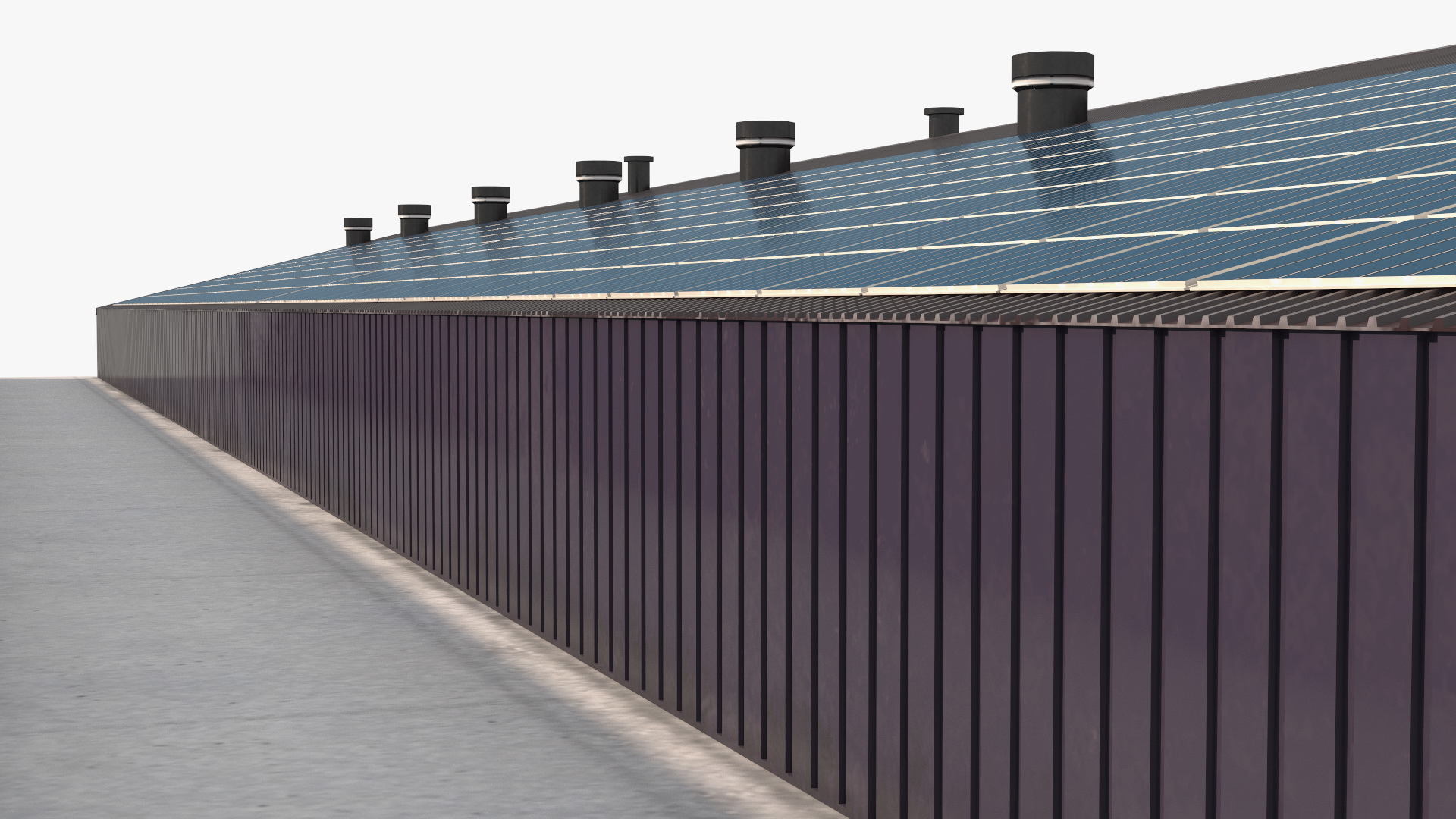 3D model Poultry Farming Barn